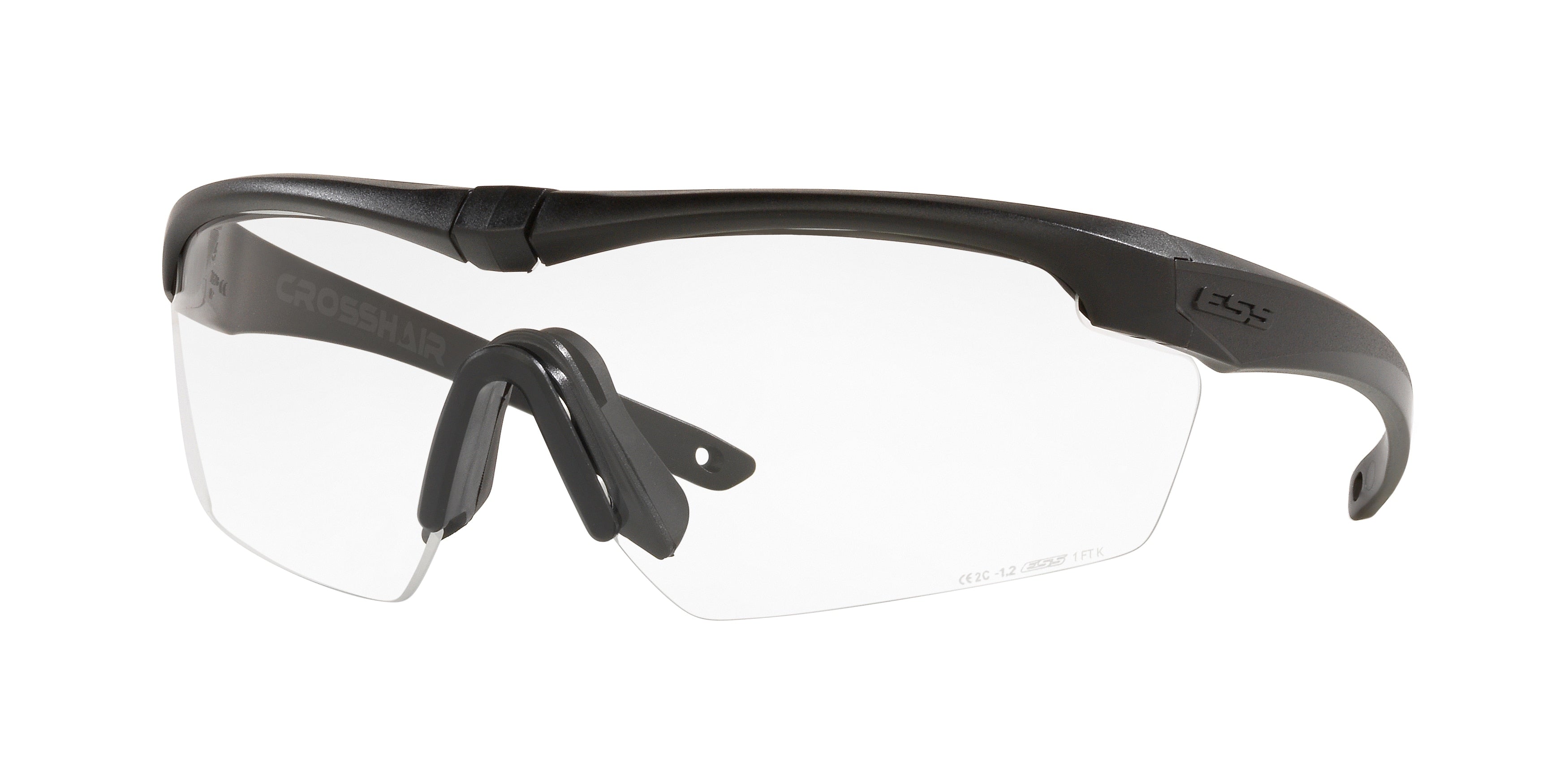 ESS CROSSHAIR EE9014 Rectangle Sunglasses  901407-Black 40-0-28 - Color Map Black