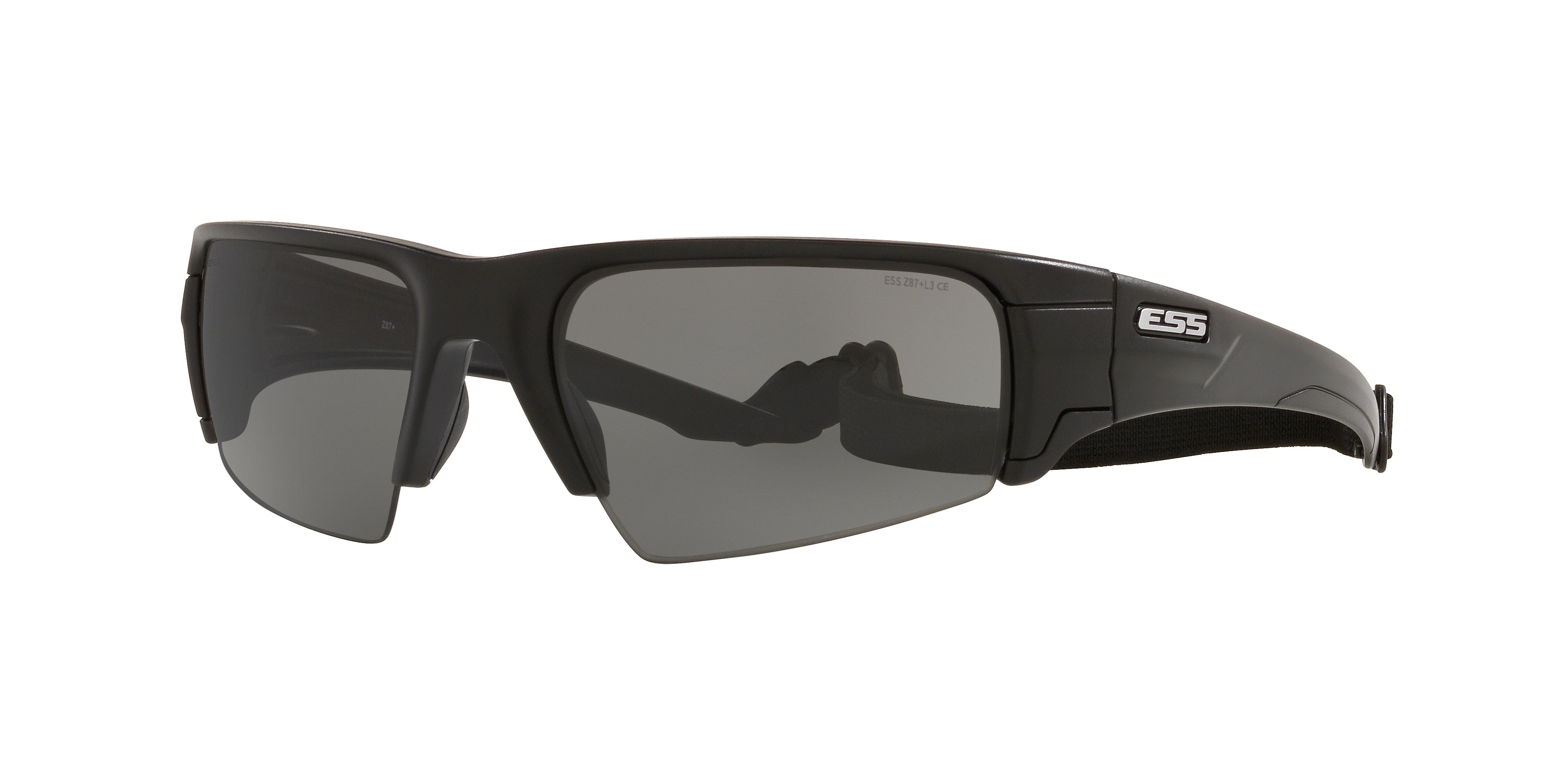 ESS CROWBAR EE9019 Rectangle Sunglasses  901902-Black 71-125-8 - Color Map Black