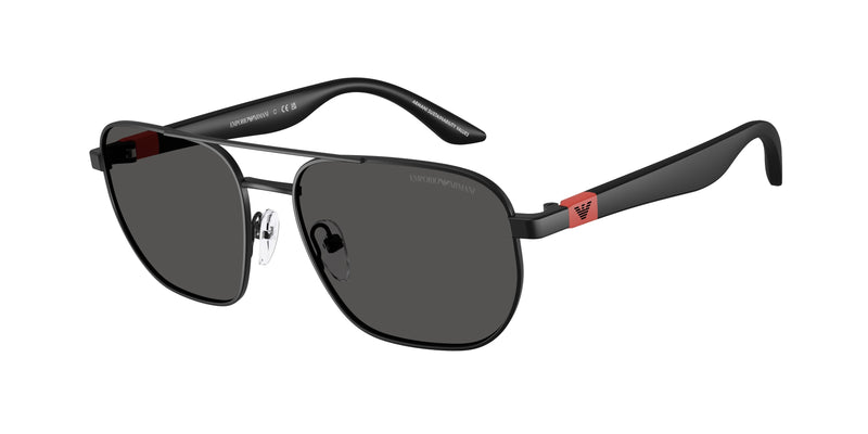 Emporio Armani Kids EK2003 Square Sunglasses  300187-Matte Black 51-130-15 - Color Map Black