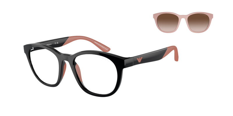 Emporio Armani Kids EK4001 Phantos Sunglasses  50171W-Shiny Black 47-125-17 - Color Map Black