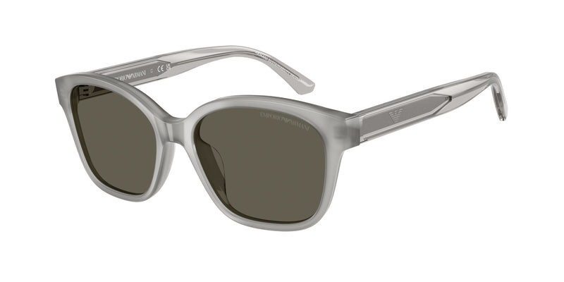 Emporio Armani Kids EK4009U Cat Eye Sunglasses  638693-Shiny Opal Grey 49-130-15 - Color Map Grey