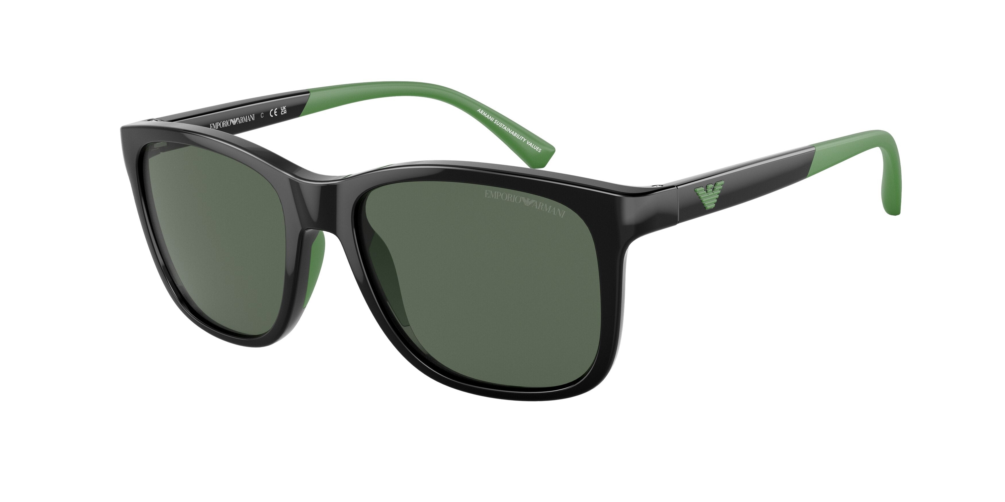 Emporio Armani Kids EK4184 Pillow Sunglasses  501771-Shiny Black 49-125-16 - Color Map Black