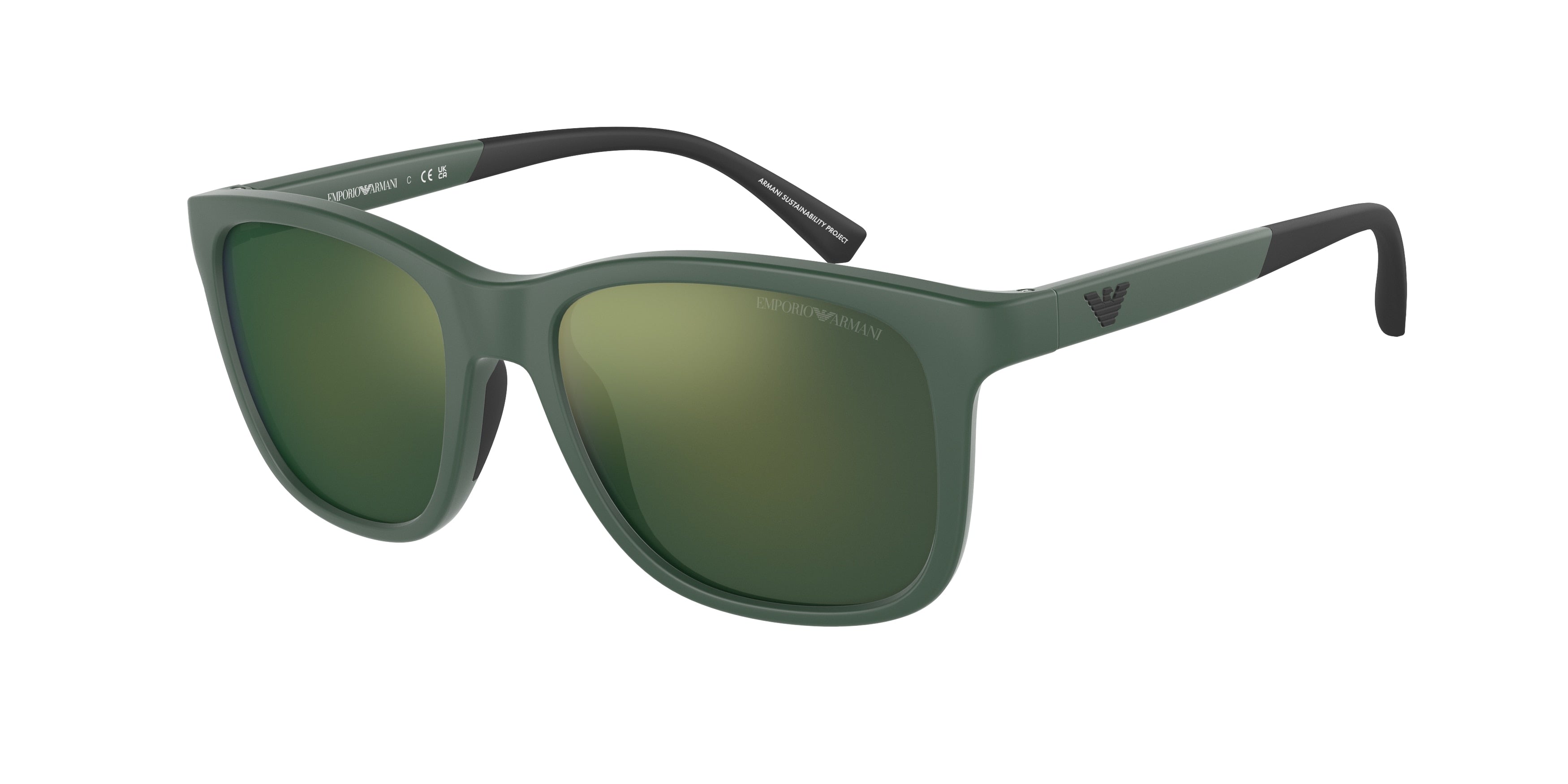 Emporio Armani Kids EK4184 Pillow Sunglasses  50586R-Matte Green 49-125-16 - Color Map Green