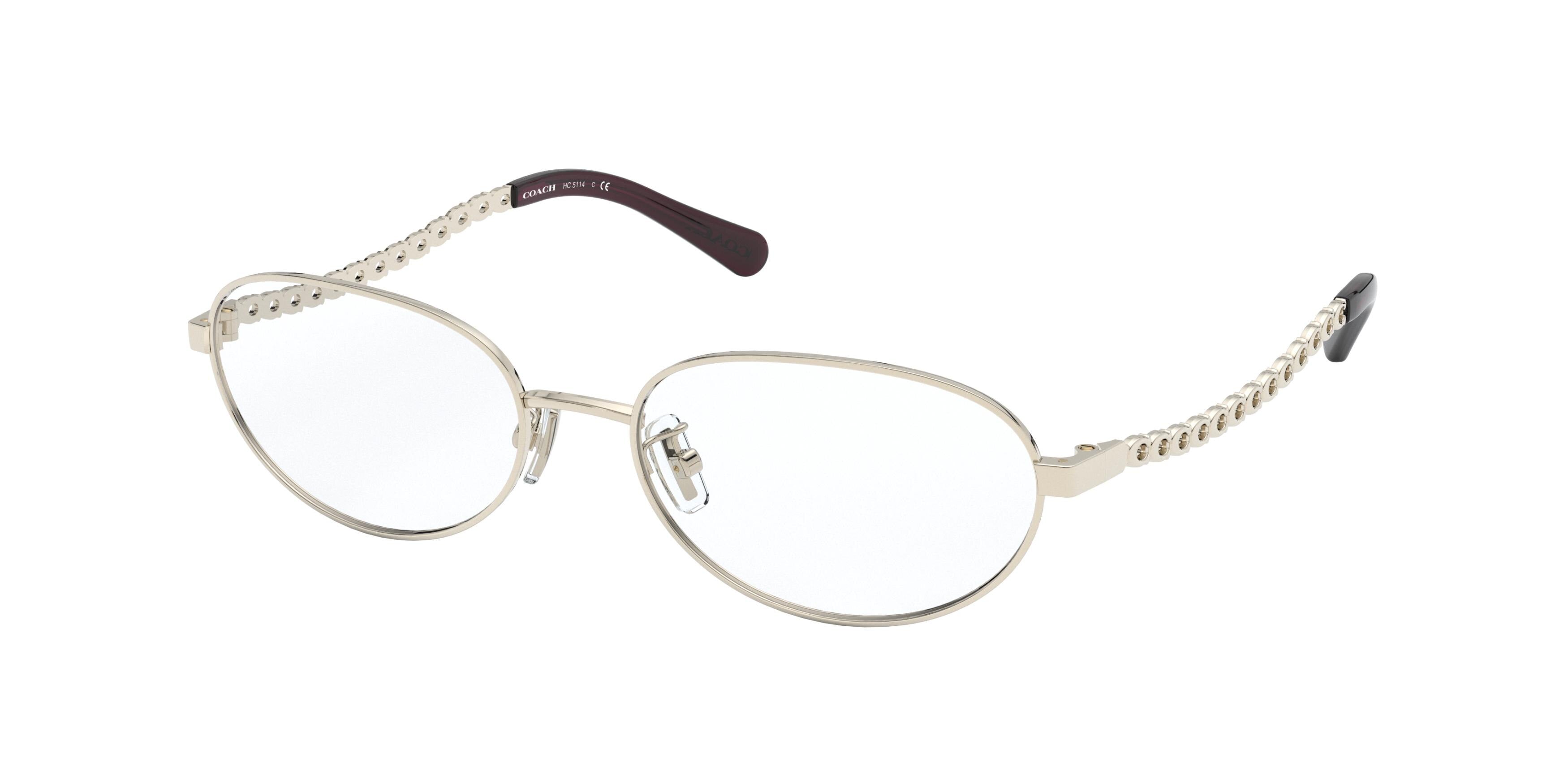 Coach HC5114 Oval Eyeglasses  9352-Light Gold 54-140-17 - Color Map Gold