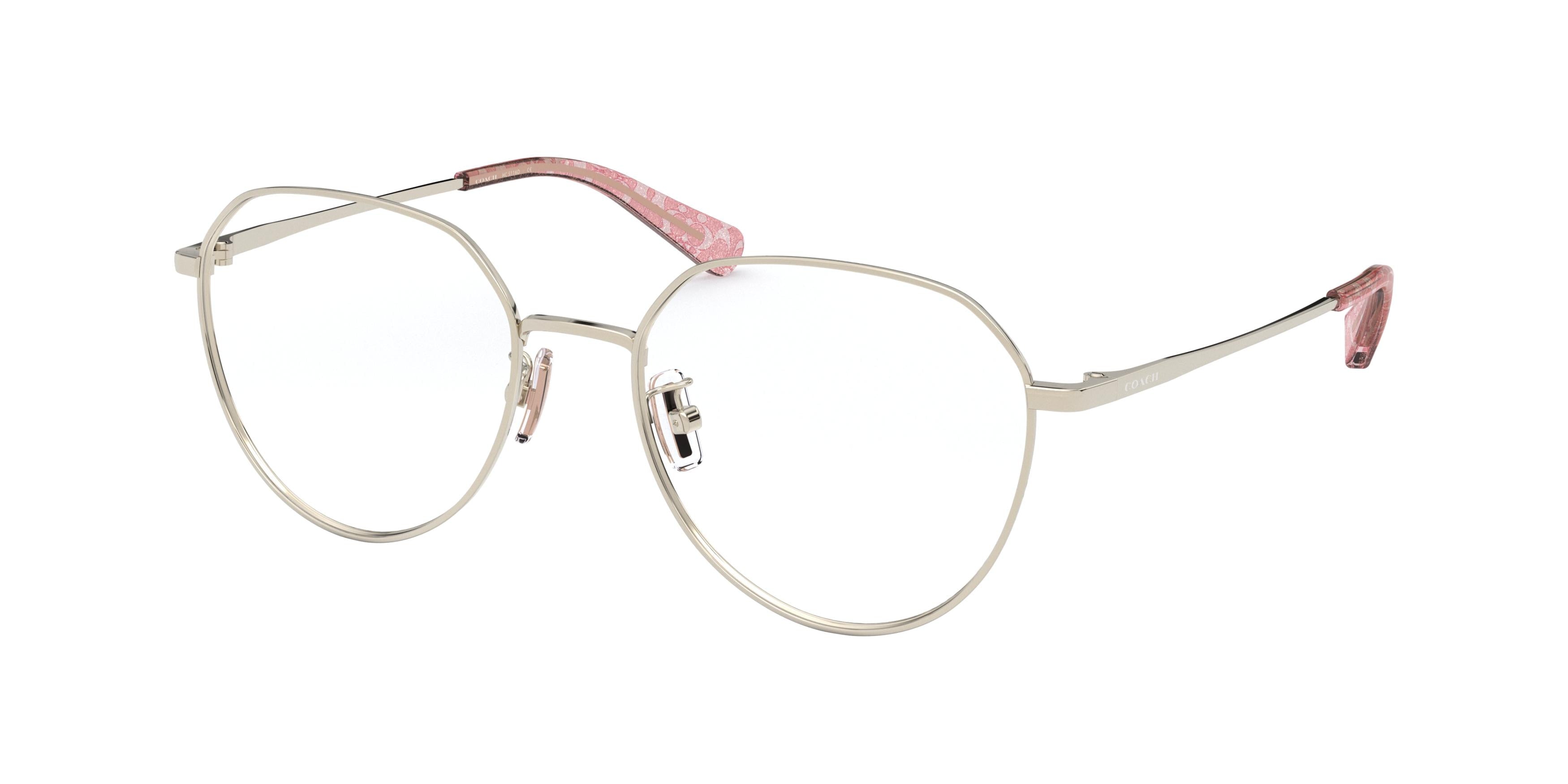 Coach HC5116D Rectangle Eyeglasses  9365-Light Gold 53-140-18 - Color Map Gold