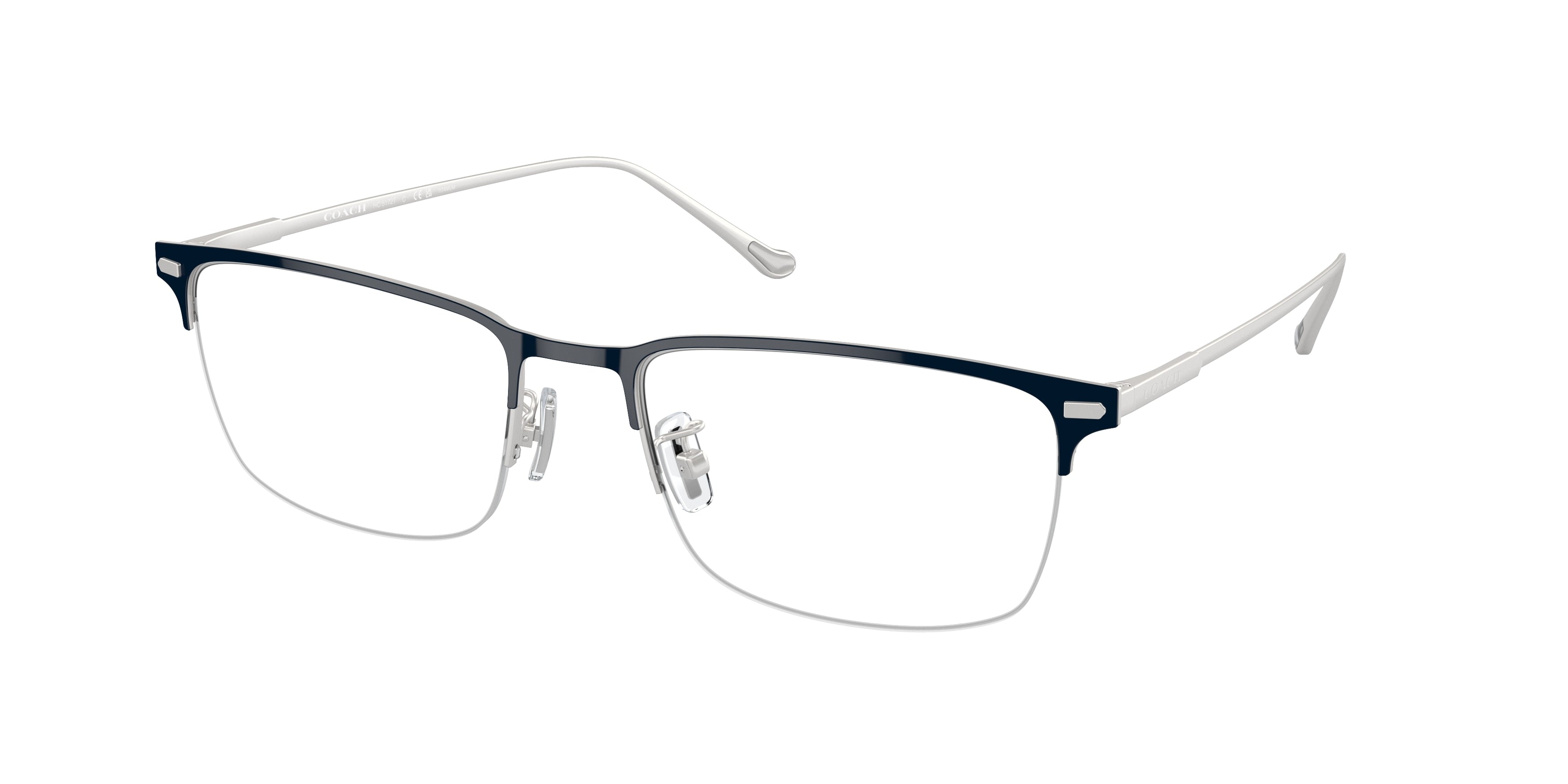 Coach HC5172T Rectangle Eyeglasses  9437-Dark Navy 56-145-19 - Color Map Blue