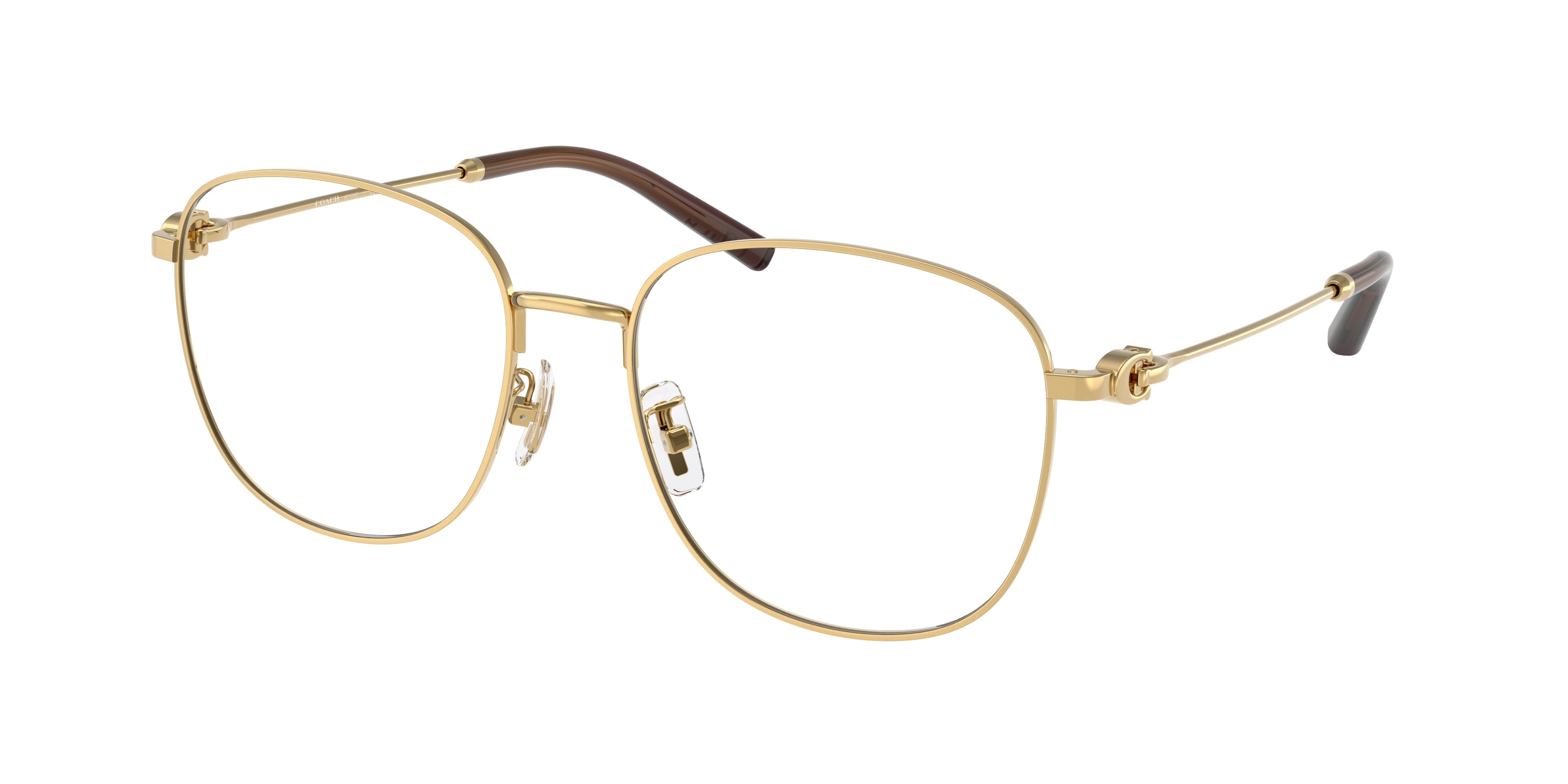 Coach HC5179D Square Eyeglasses  9441-Shiny Gold 56-145-18 - Color Map Gold