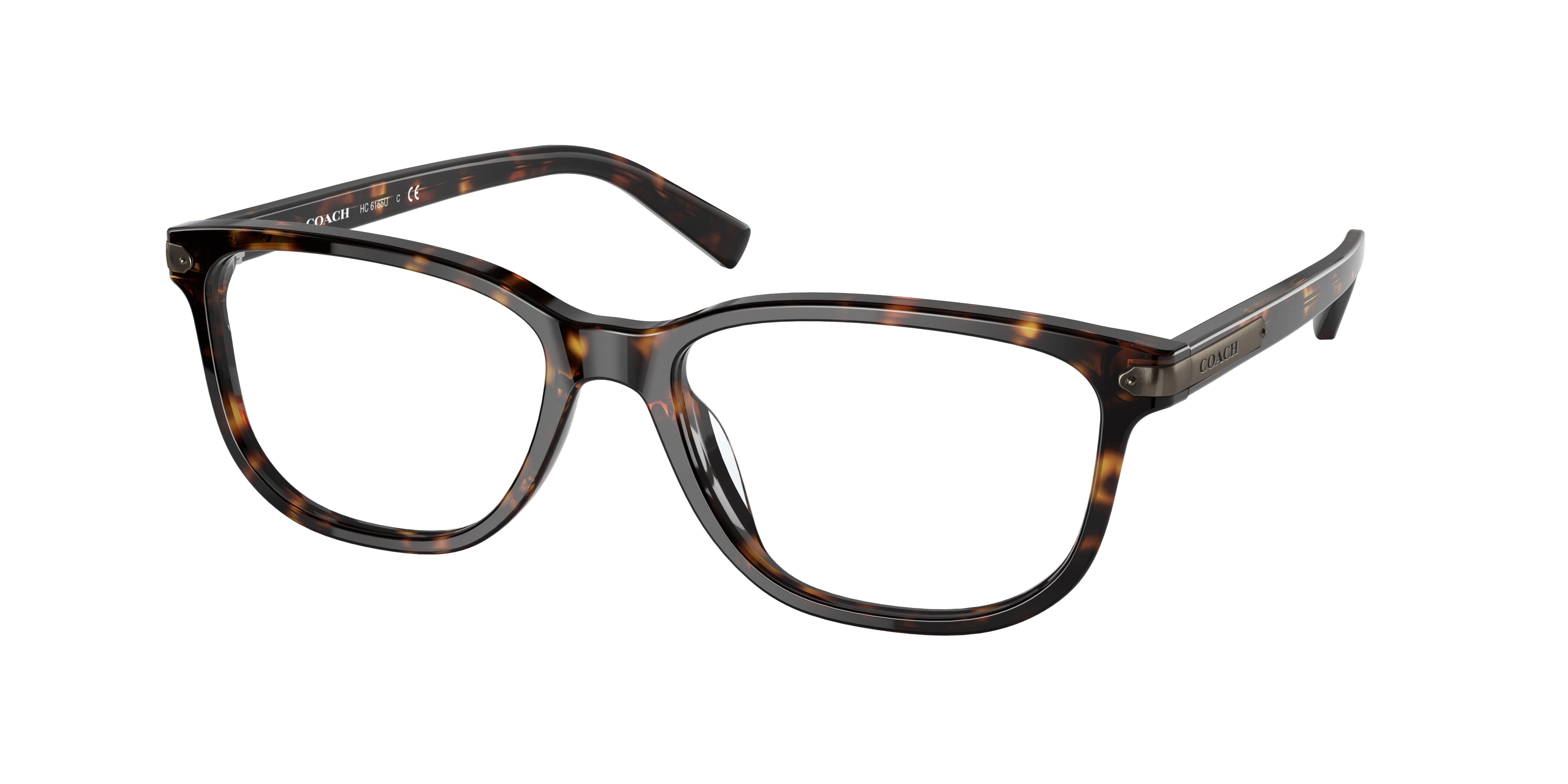 Coach C2102 HC6165U Pillow Eyeglasses  5120-Dark Tortoise 56-145-17 - Color Map Tortoise