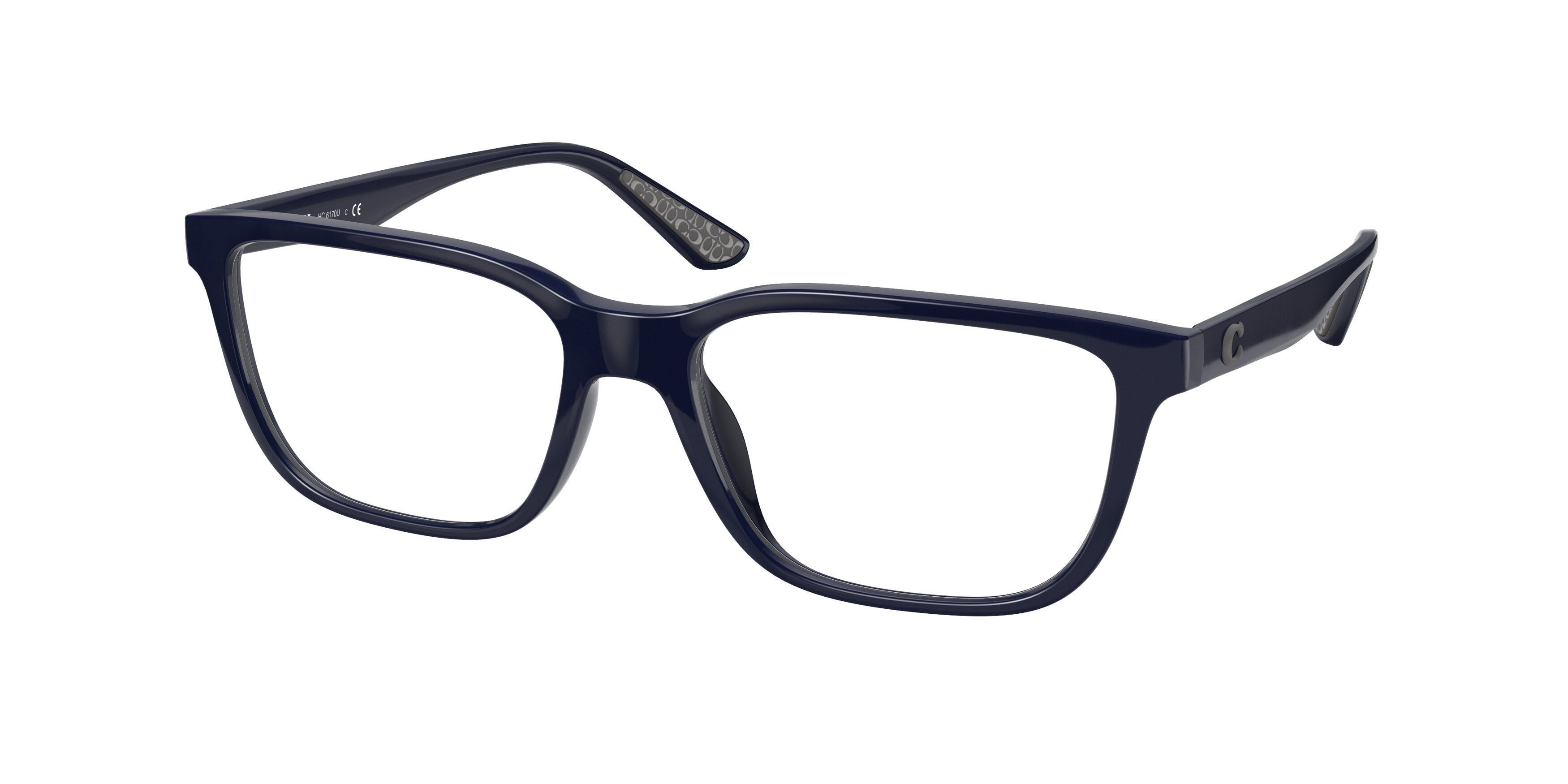 Coach C2108 HC6170U Rectangle Eyeglasses  5632-Navy 56-140-17 - Color Map Blue