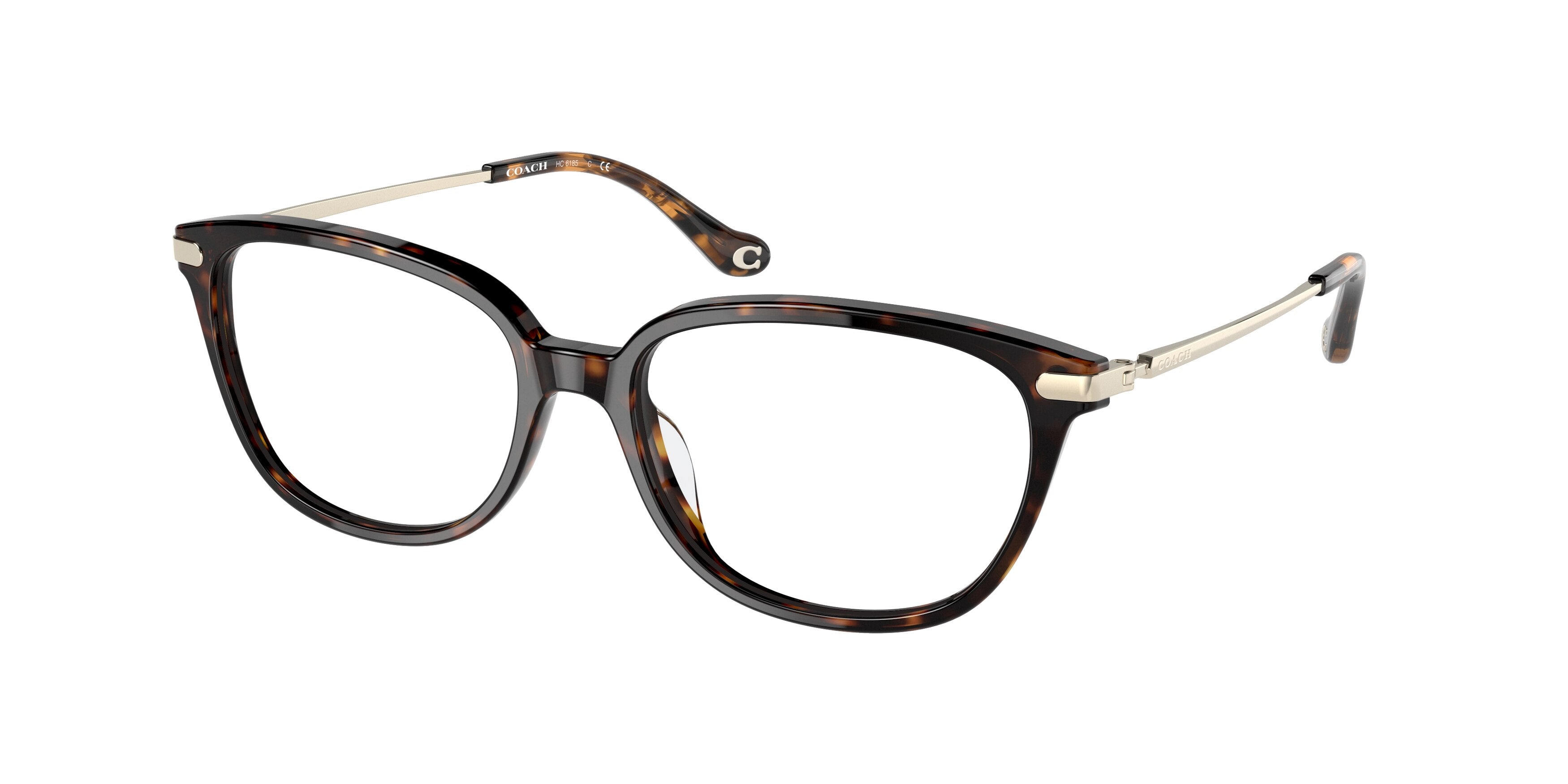 Coach HC6185 Pillow Eyeglasses  5120-Dark Tortoise 52-140-16 - Color Map Tortoise