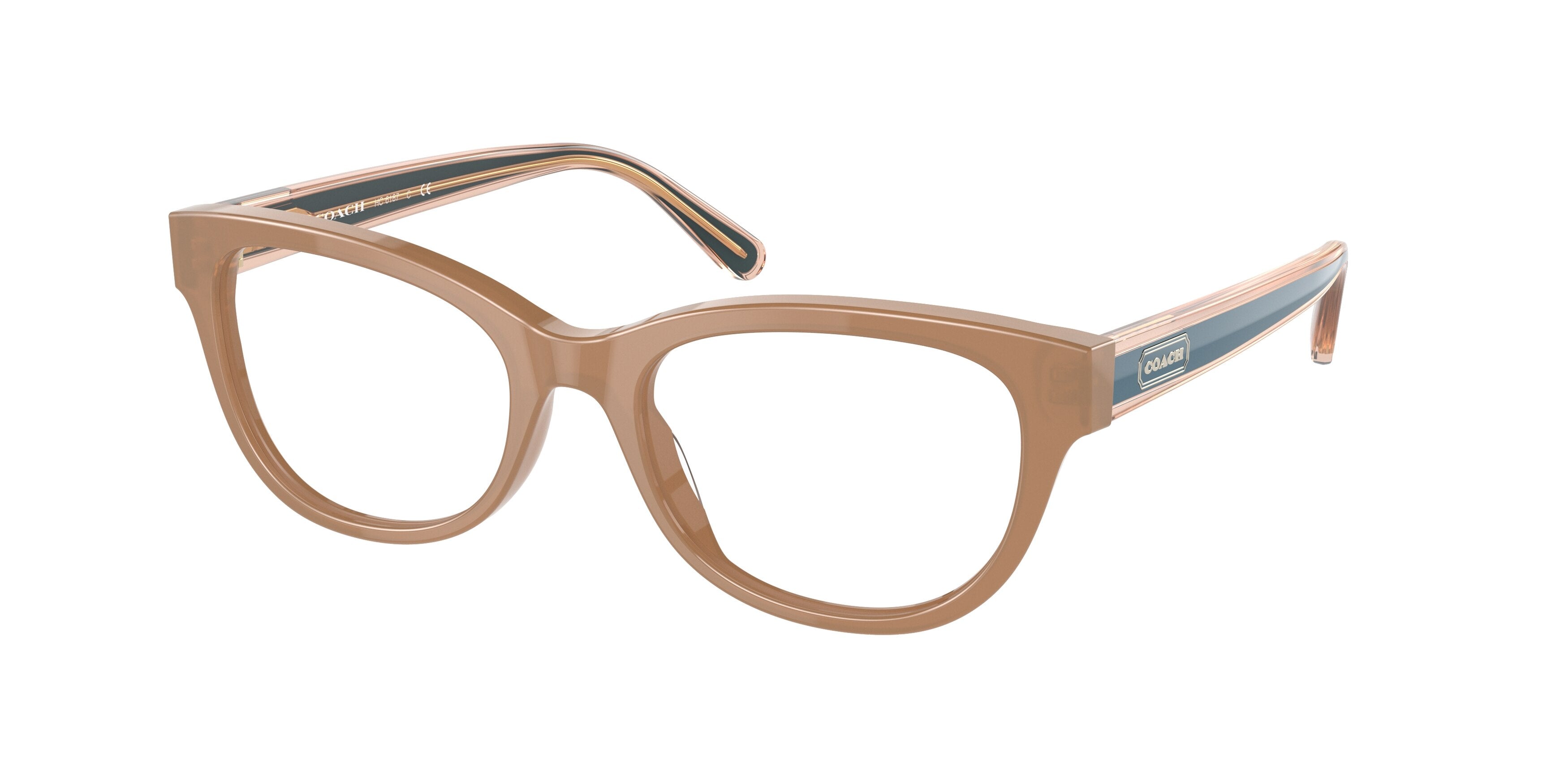 Coach HC6187 Pillow Eyeglasses  5611-Milky Beige 52-140-18 - Color Map Beige