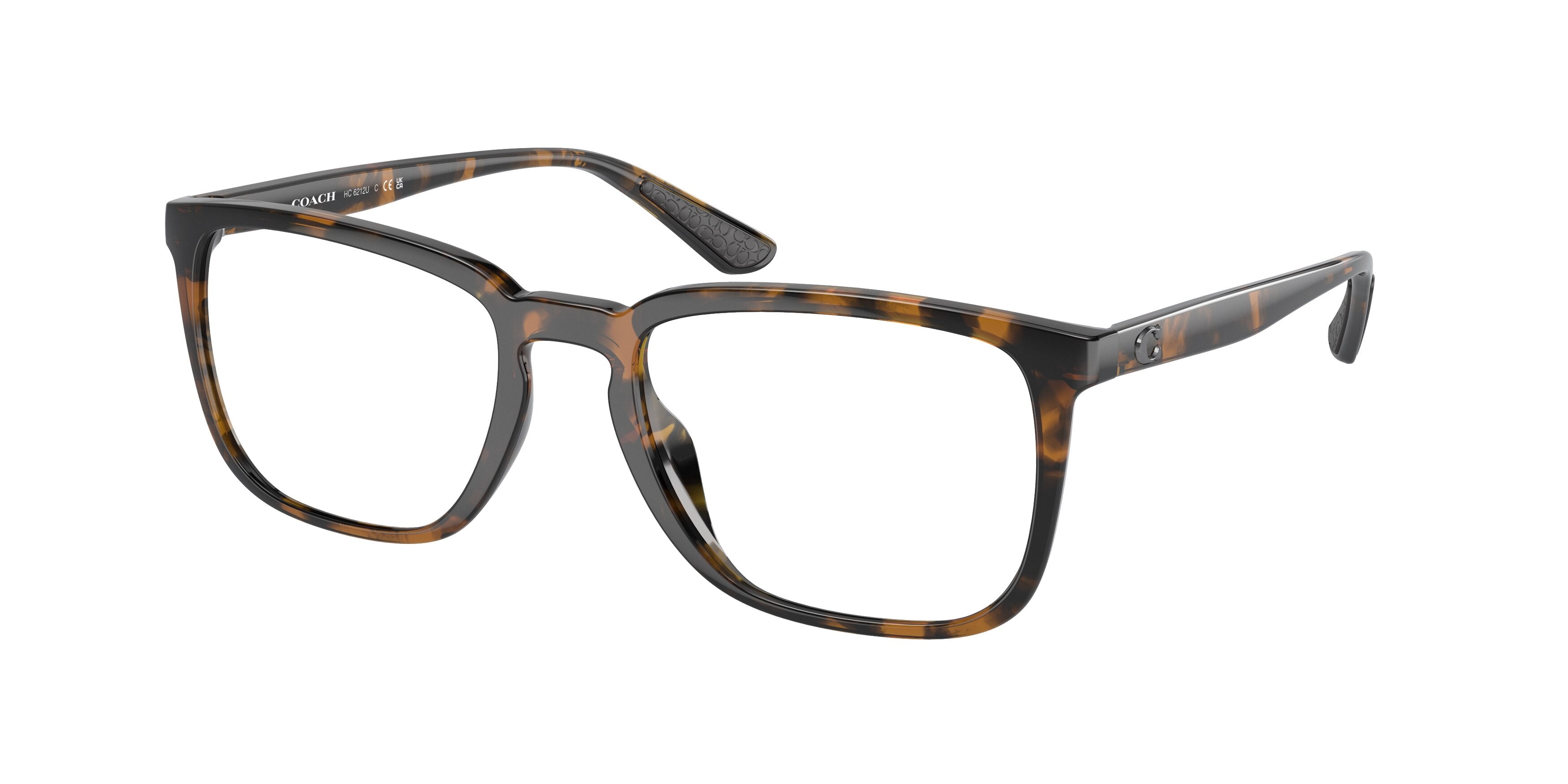 Coach HC6212U Square Eyeglasses  5120-Dark Tortoise 54-145-19 - Color Map Tortoise