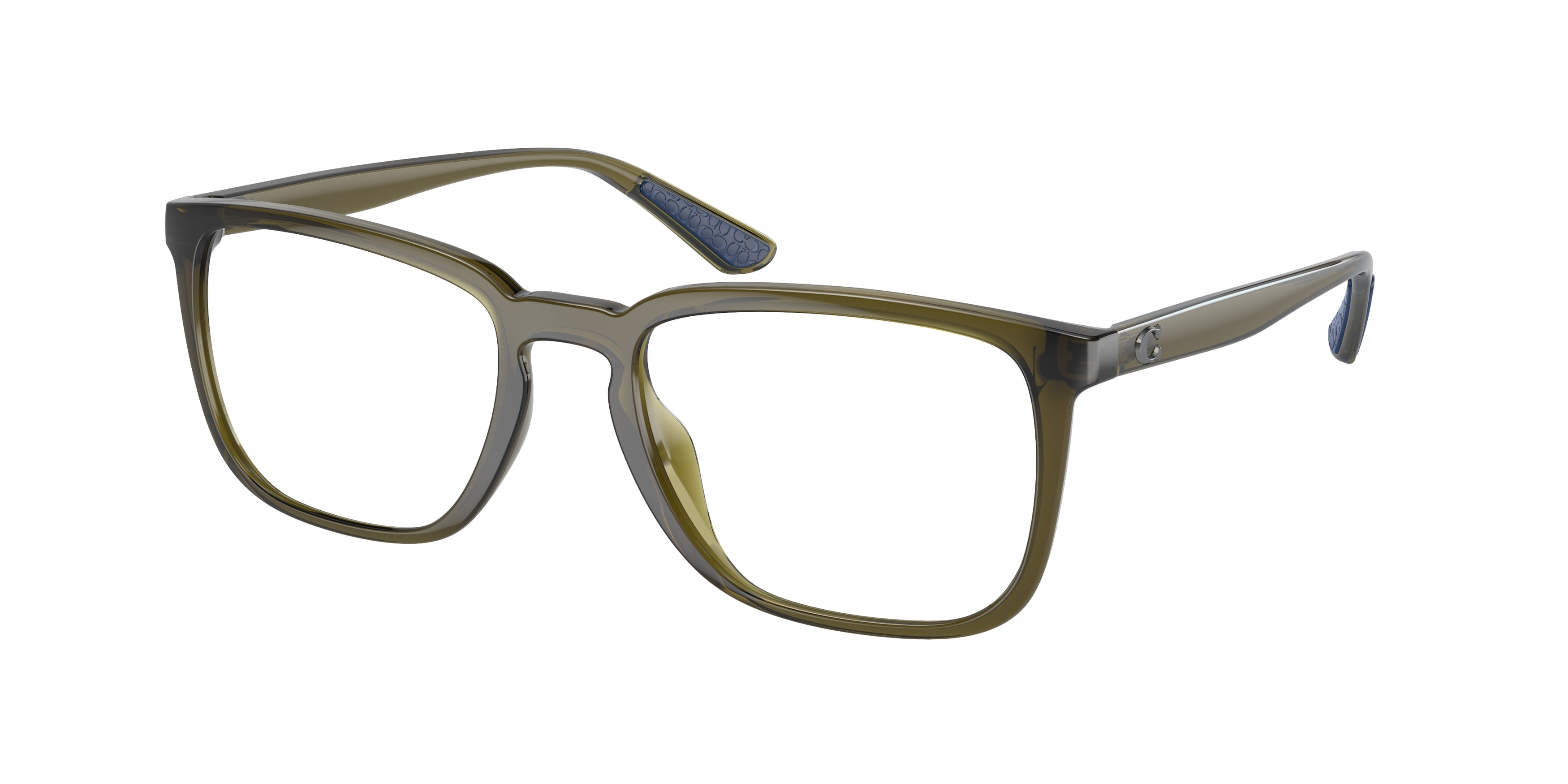 Coach HC6212U Square Eyeglasses  5760-Transparent Green 54-145-19 - Color Map Green