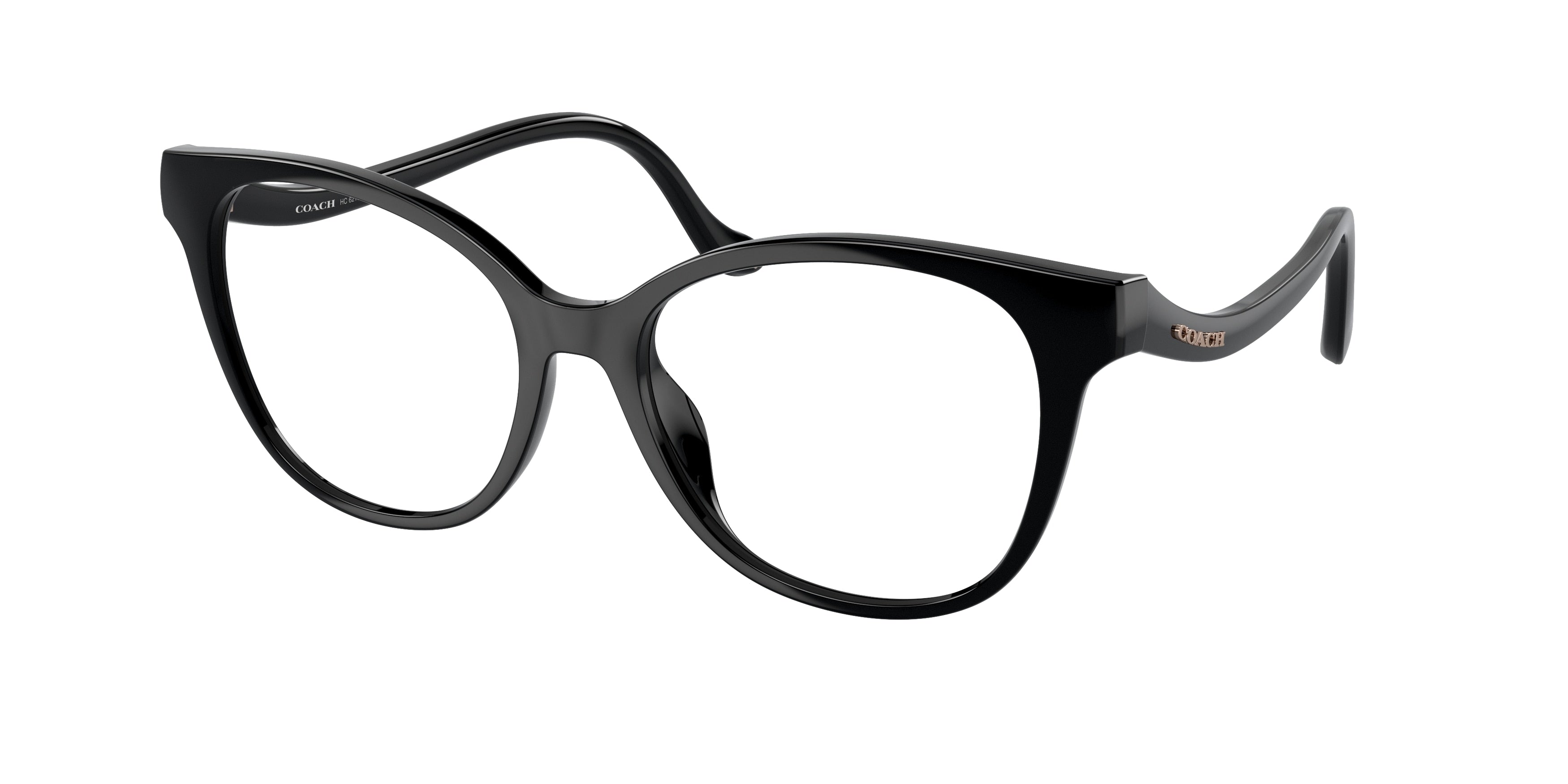 Coach HC6218U Butterfly Eyeglasses  5002-Black 54-145-17 - Color Map Black