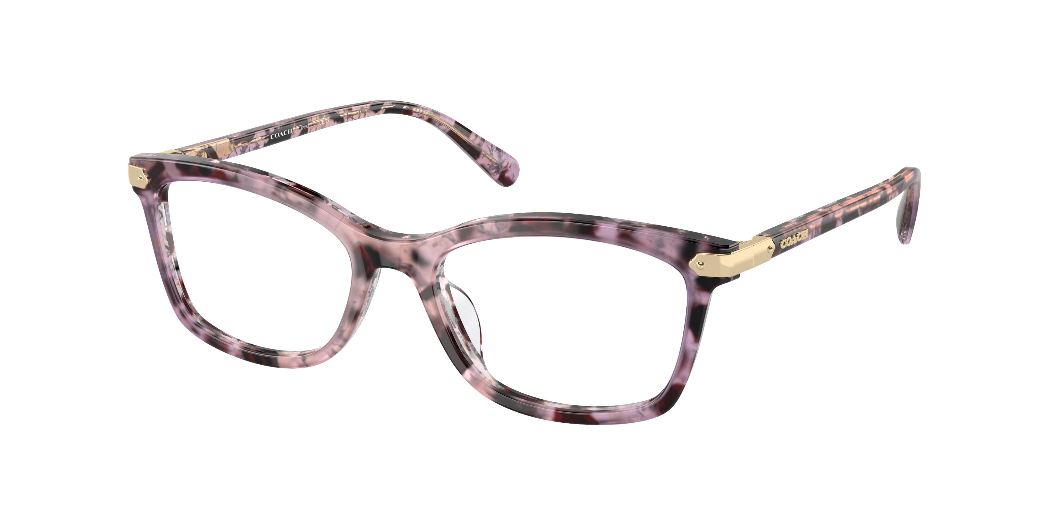 Coach HC6219U Rectangle Eyeglasses  5777-Iris Tortoise 53-140-17 - Color Map Tortoise