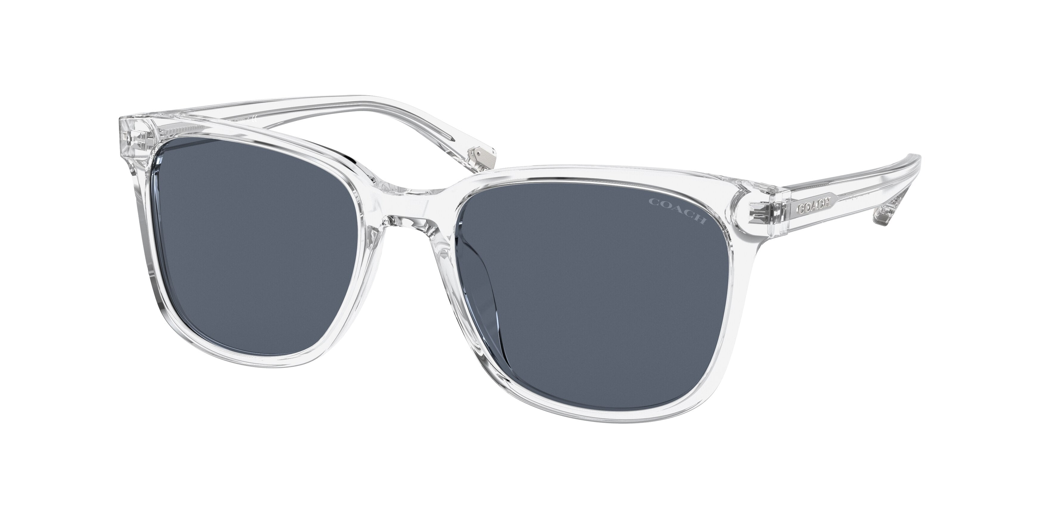 Coach C2095 HC8313U Square Sunglasses  511187-Crystal 54-145-19 - Color Map White