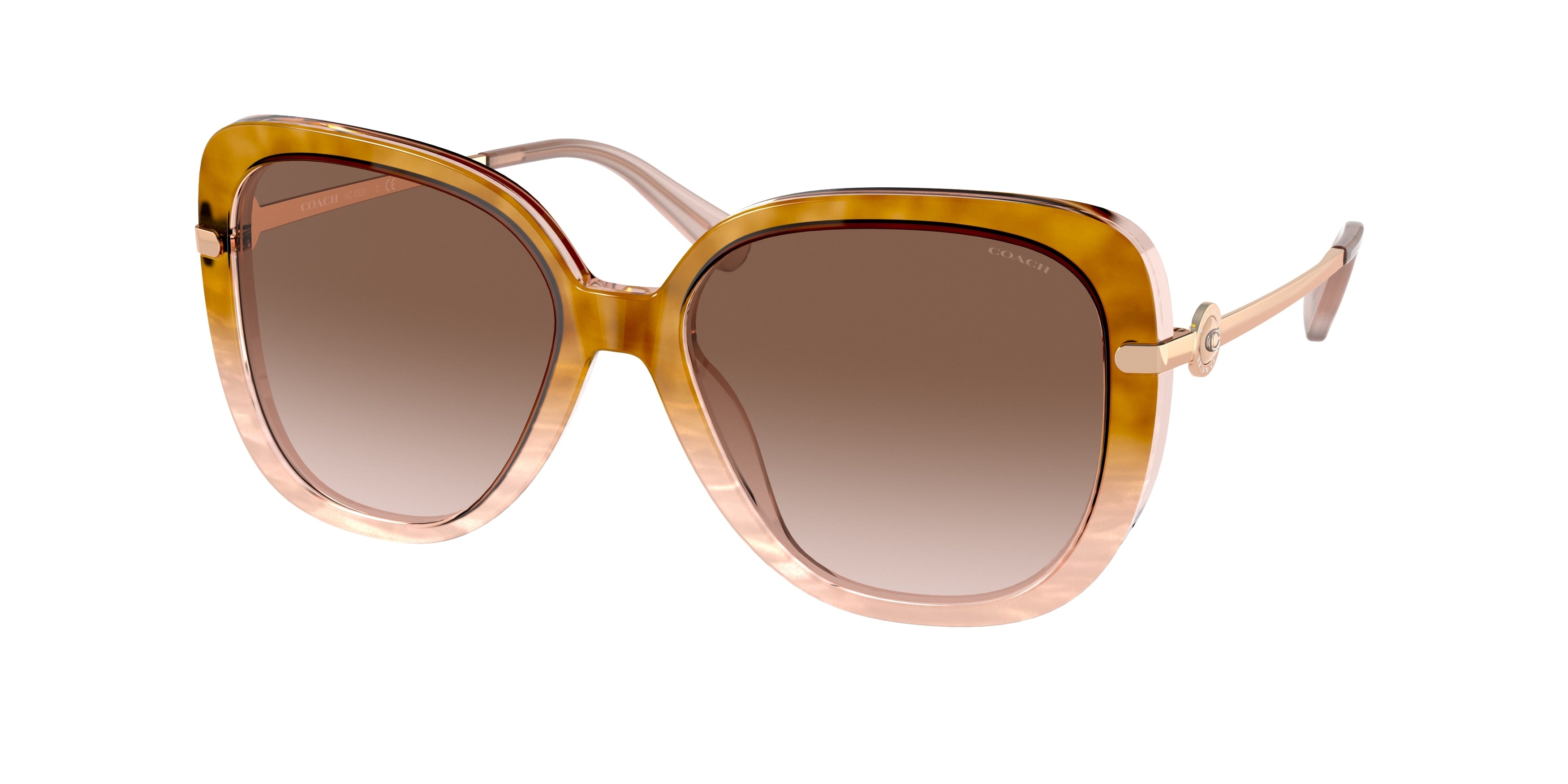 Coach C6180 HC8320 Square Sunglasses
