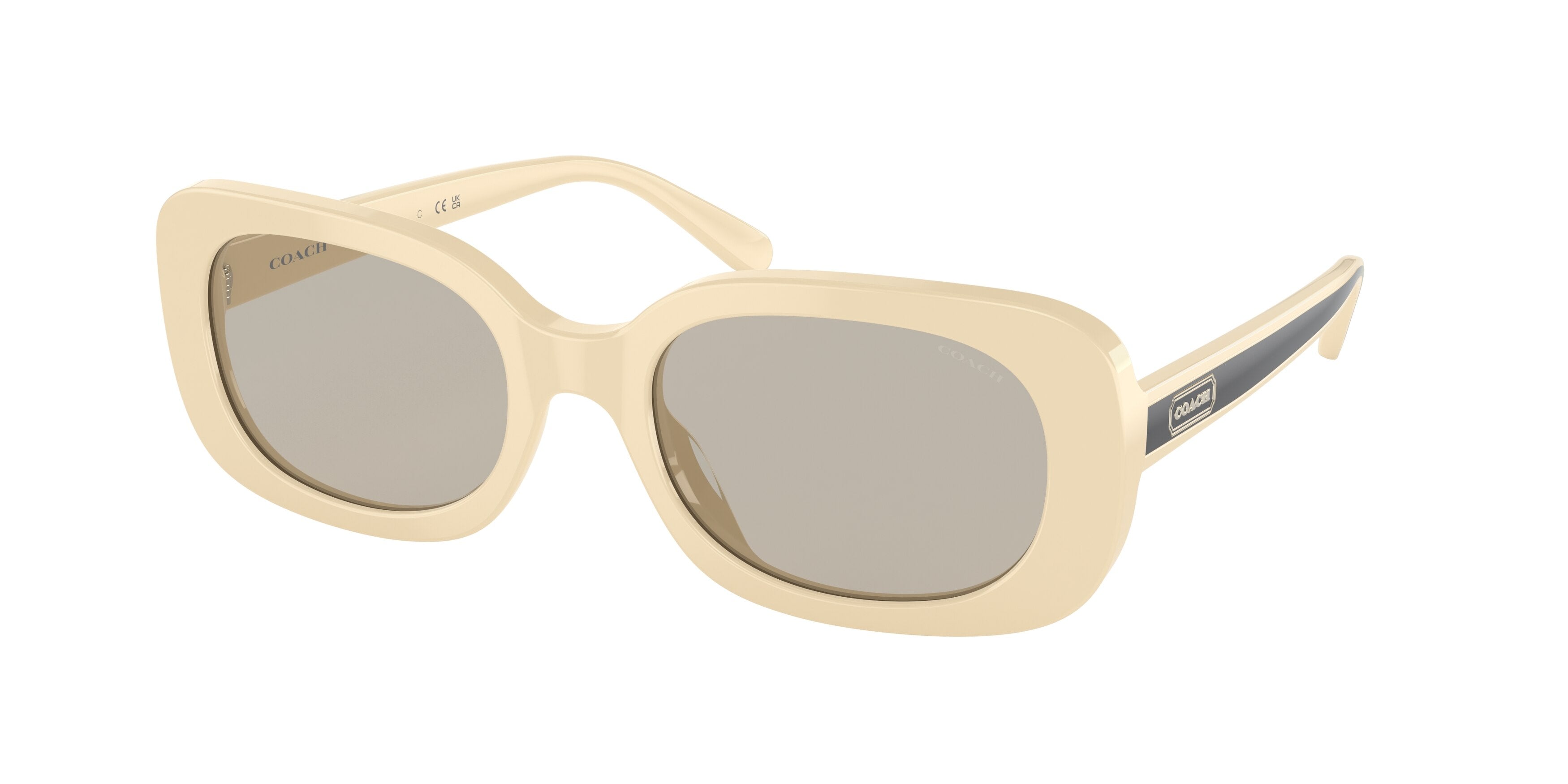 Coach CD868 HC8358F Oval Sunglasses