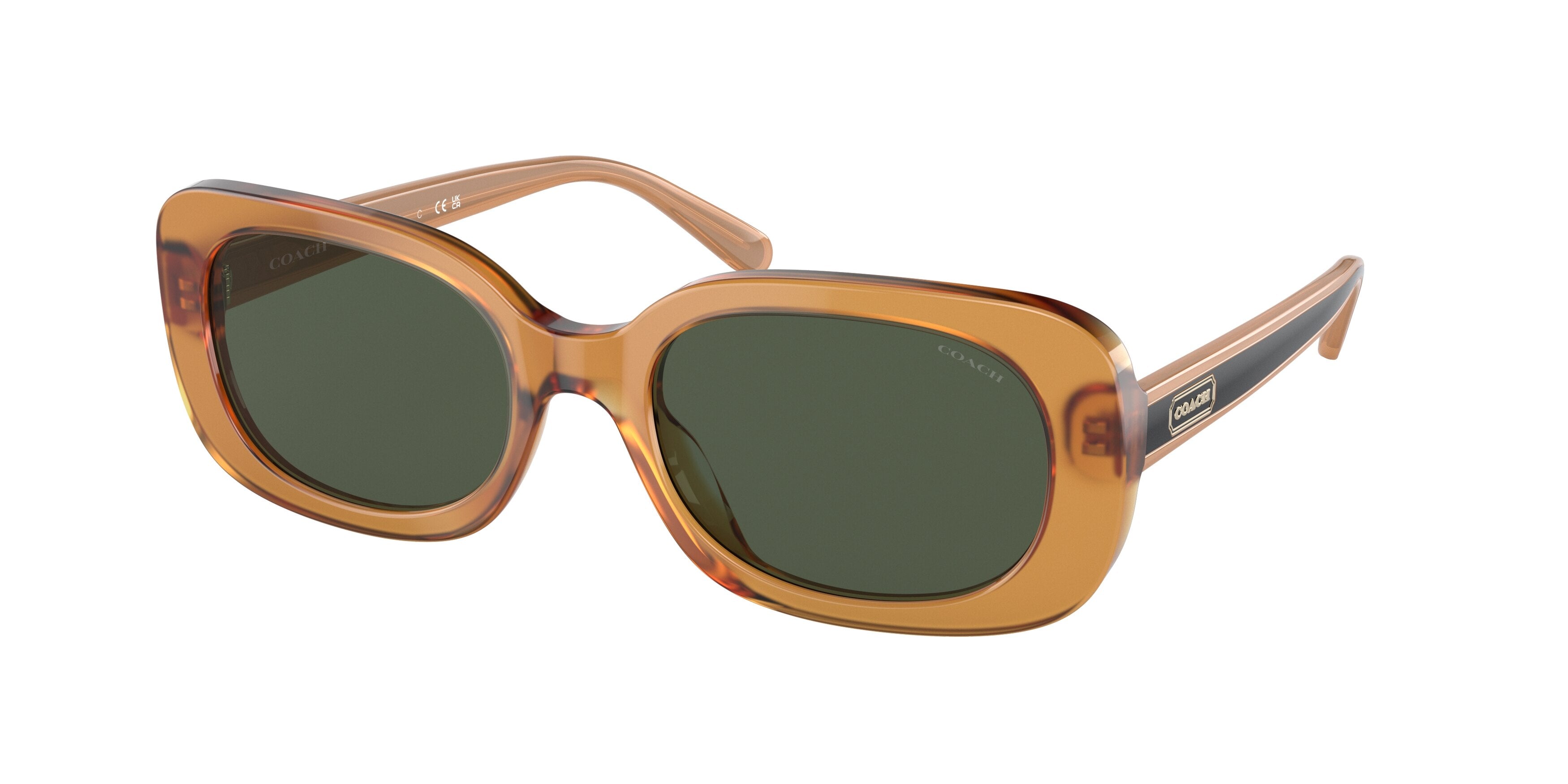 Coach HC8358U CD471 Oval Sunglasses For Women