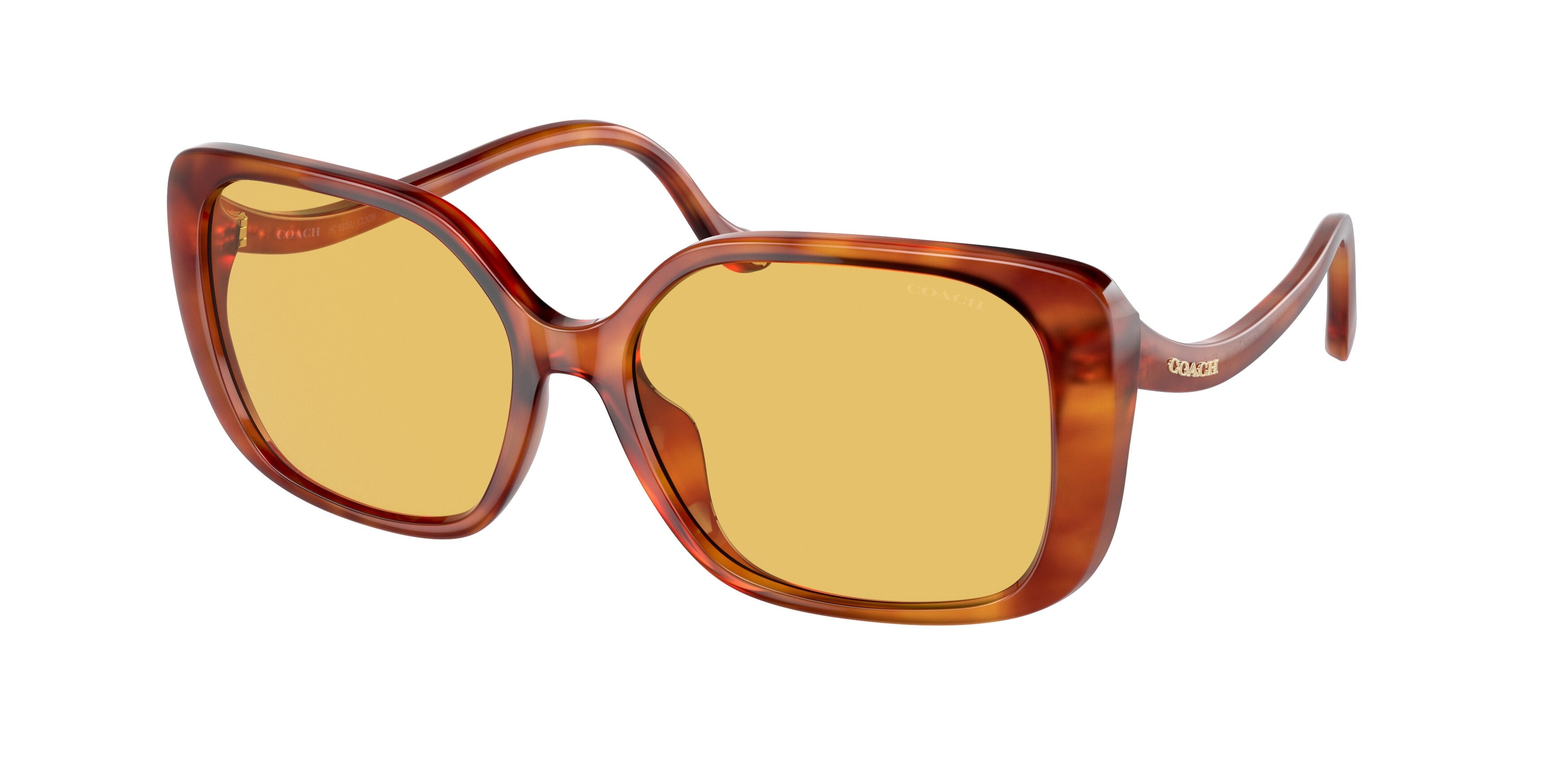 Coach HC8376U CL929 Square Sunglasses For Women