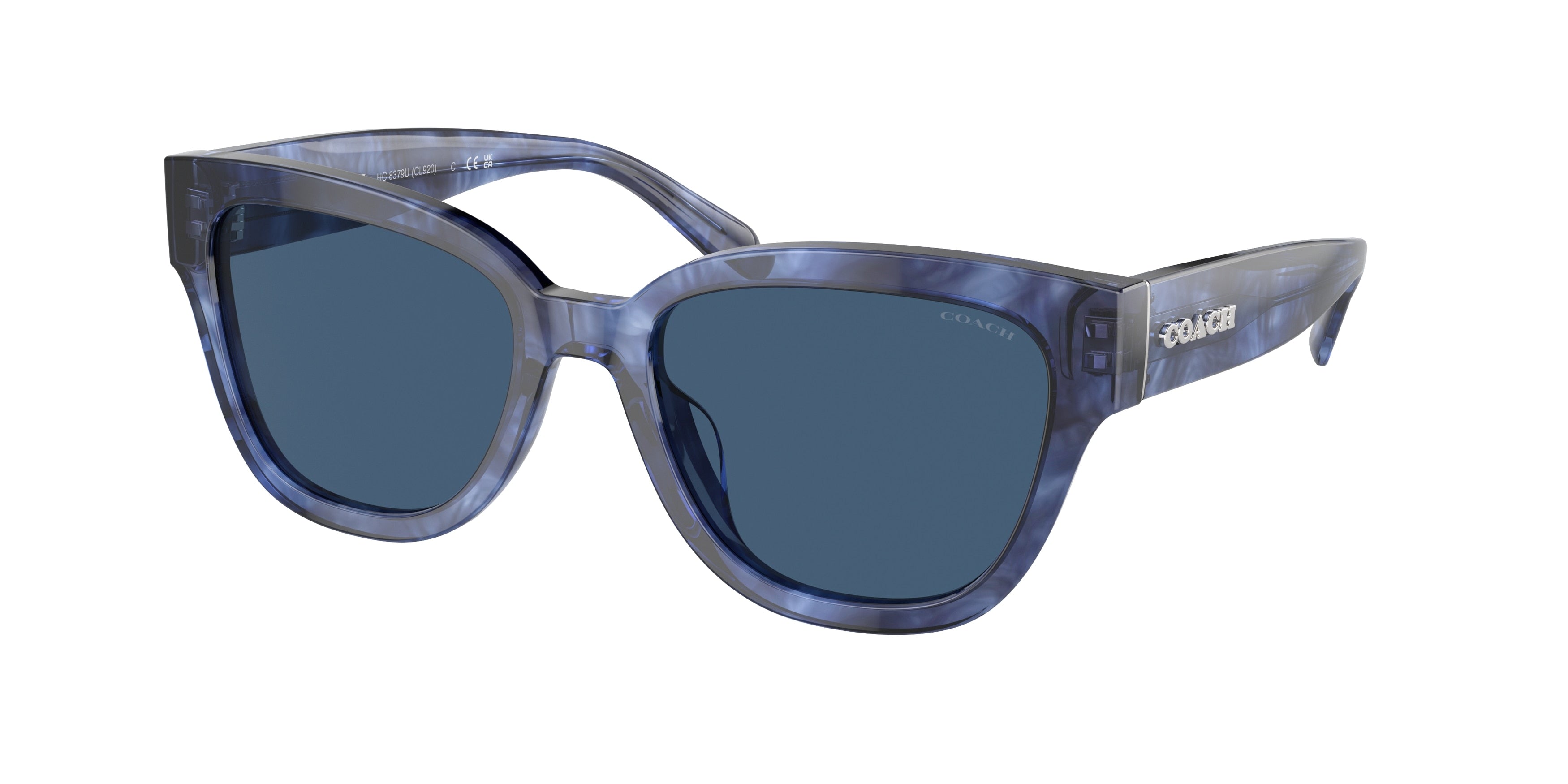 Coach CL920 HC8379U Butterfly Sunglasses  583755-Blue Tie Dye 54-140-19 - Color Map Blue