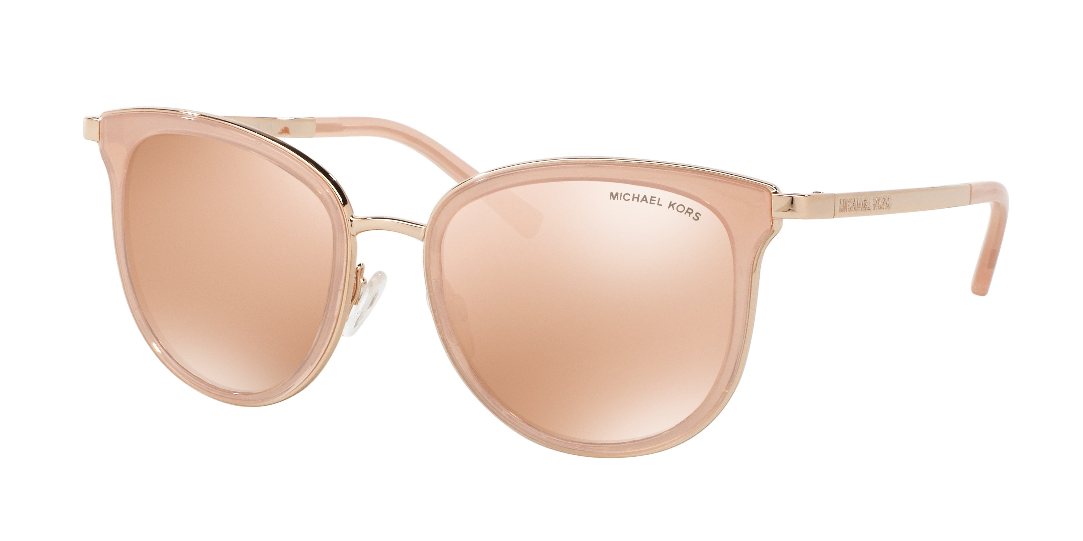 Michael Kors ADRIANNA I MK1010 Cat Eye Sunglasses  1103R1-Pink/Rose Gold 54-135-20 - Color Map Pink