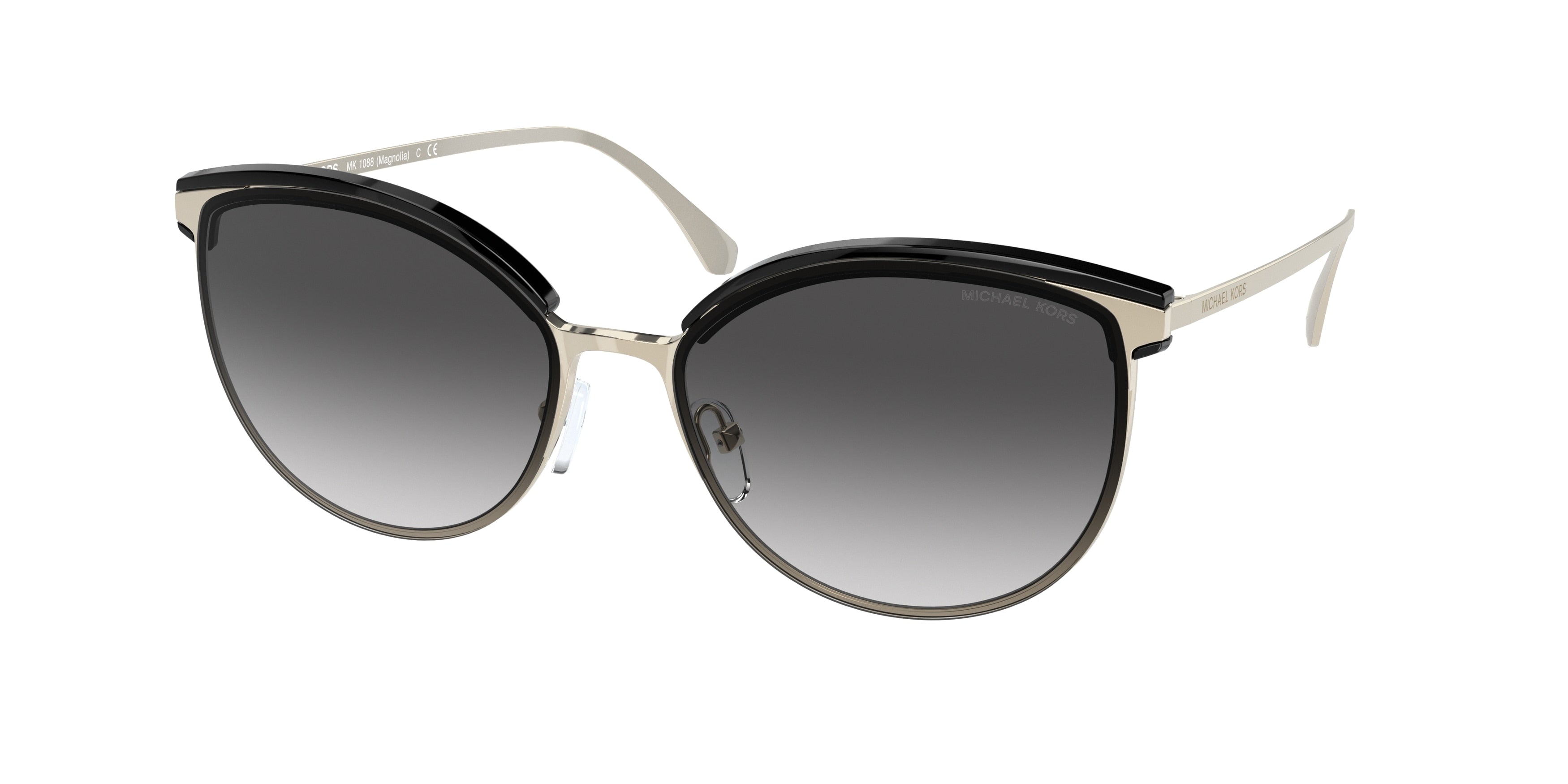 Michael Kors MAGNOLIA MK1088 Round Sunglasses  10148G-Light Gold 59-140-16 - Color Map Gold