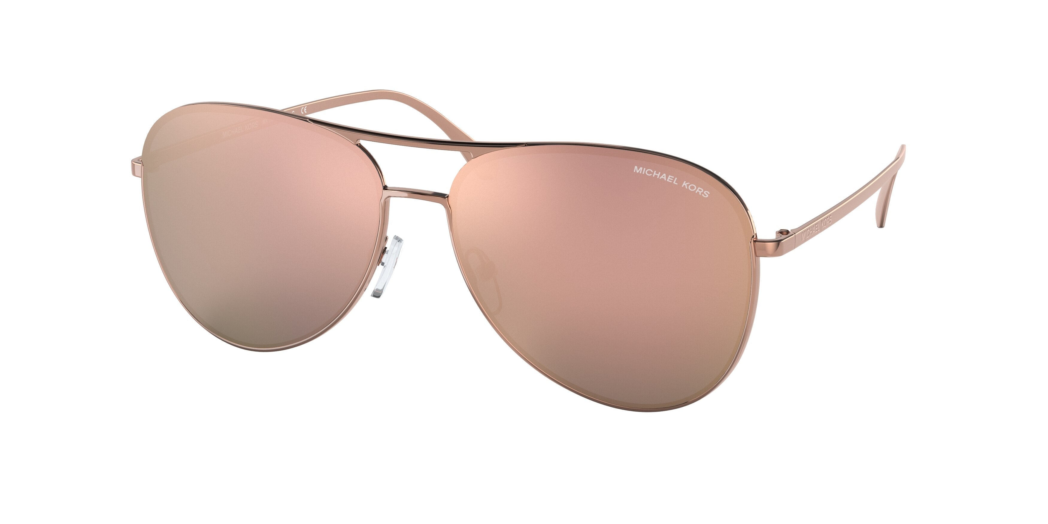 Michael Kors KONA MK1089 Pilot Sunglasses  11086H-Rose Gold 59-140-14 - Color Map Gold