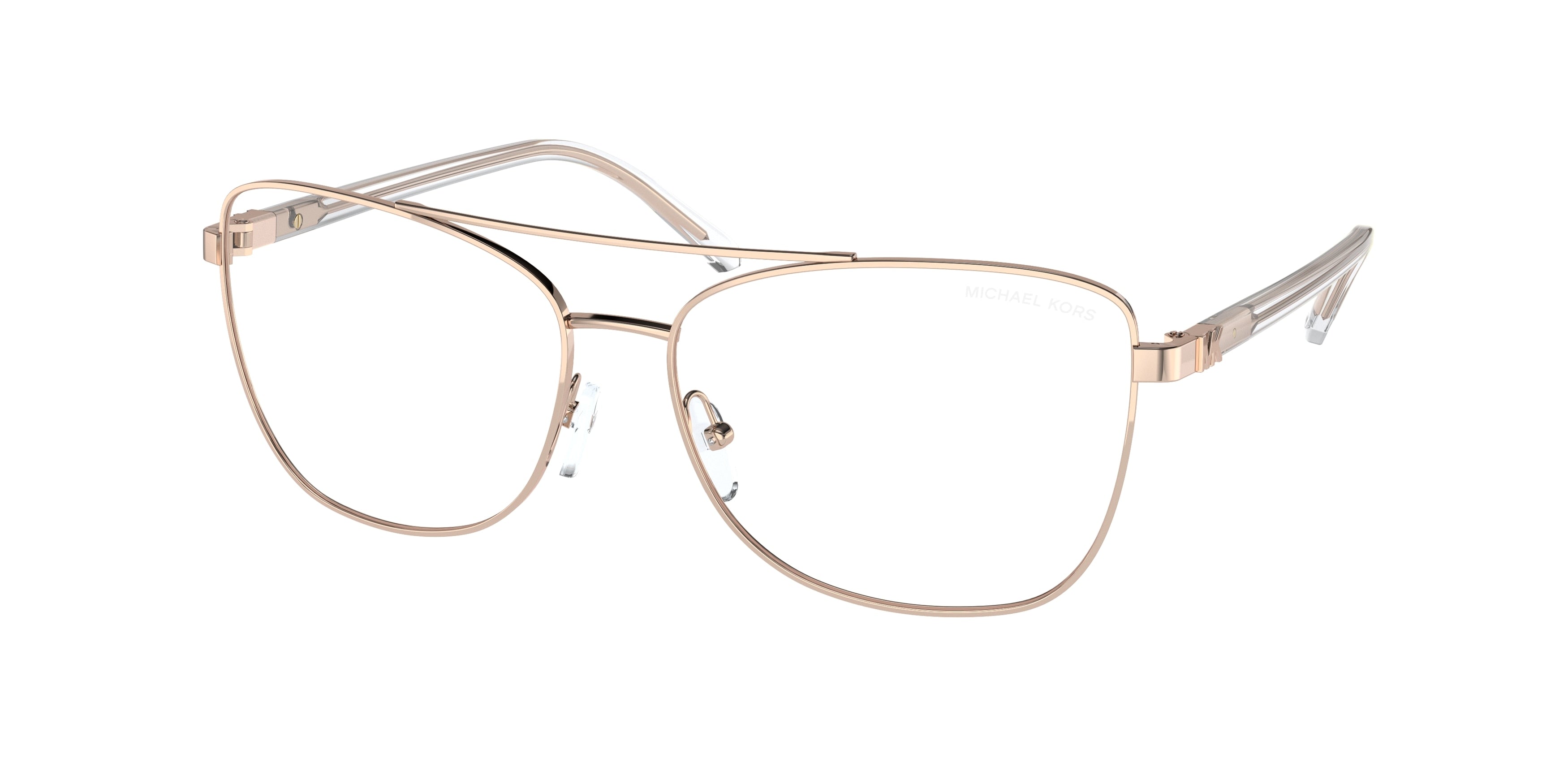 Michael Kors STRATTON MK1096 Pilot Sunglasses  1108SB-Rose Gold 56-140-15 - Color Map Gold