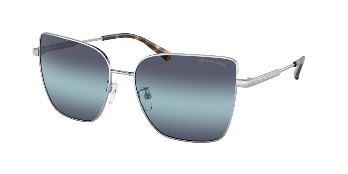 Michael Kors BASTIA MK1108 Butterfly Sunglasses  1153X9-Silver 57-145-16 - Color Map Silver