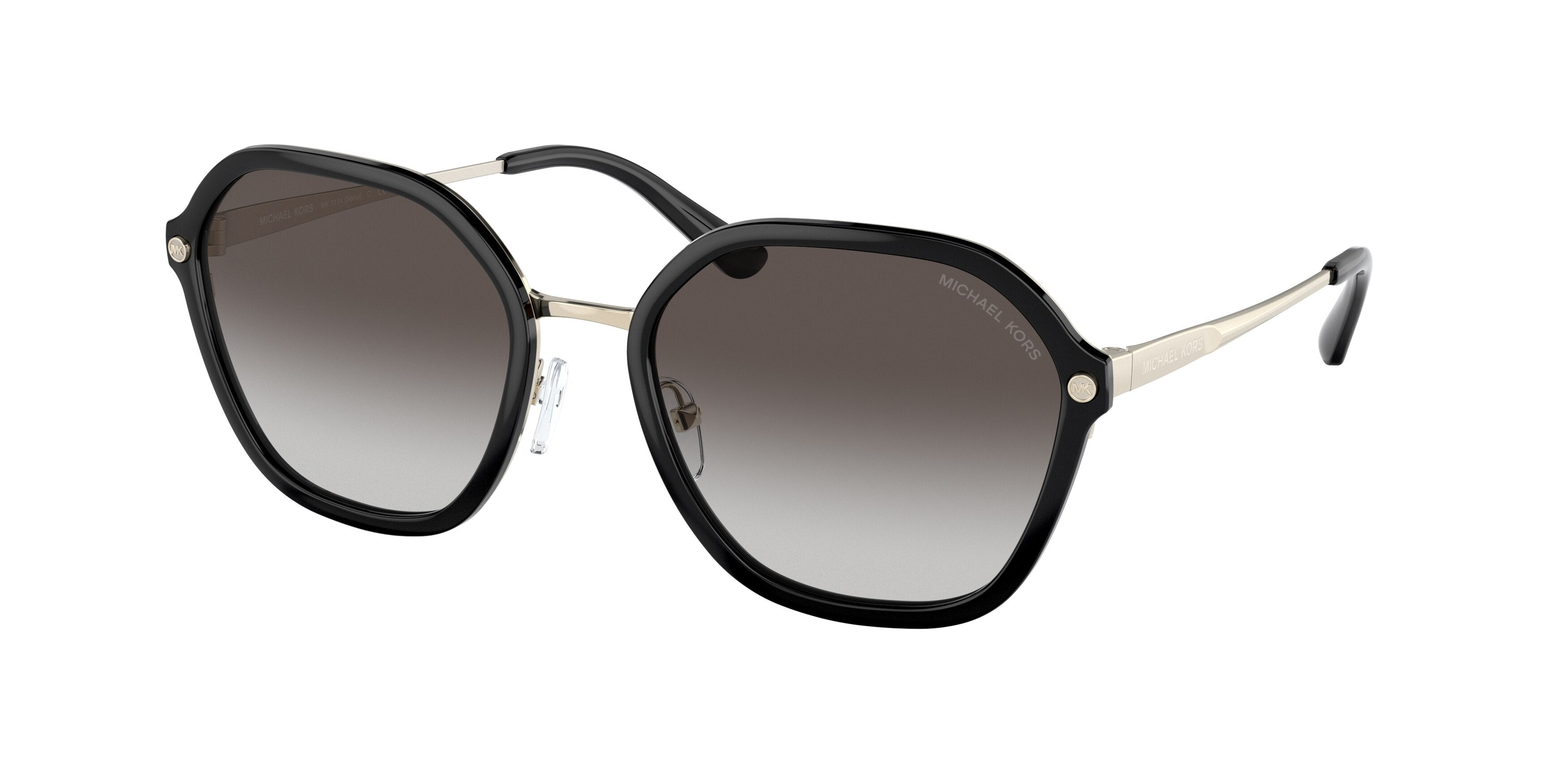 Michael Kors SEOUL MK1114 Irregular Sunglasses  10148G-Light Gold 56-140-19 - Color Map Gold