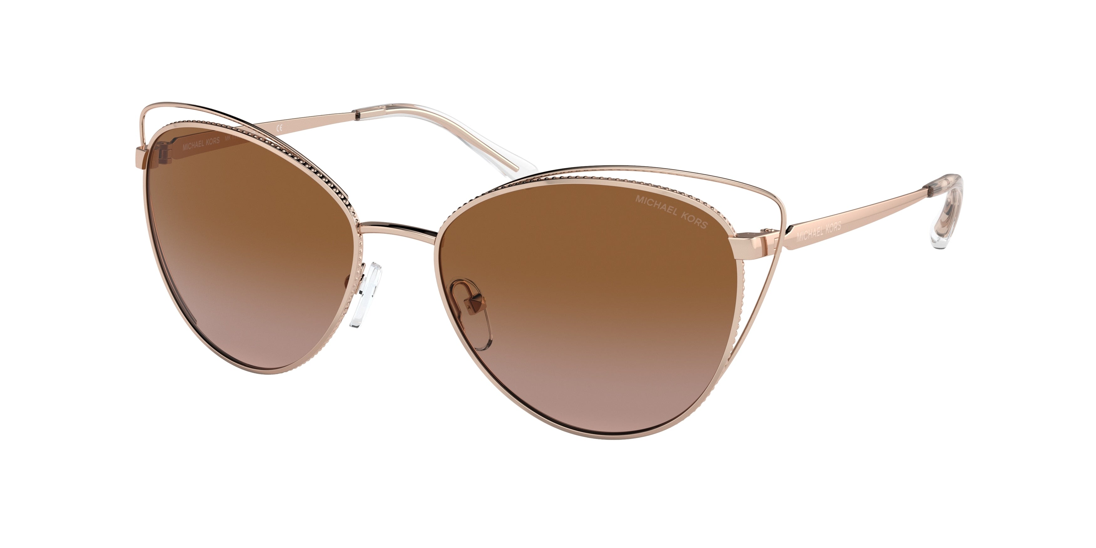 Michael Kors RIMINI MK1117  Sunglasses  110813-Rose Gold 56-140-17 - Color Map Gold