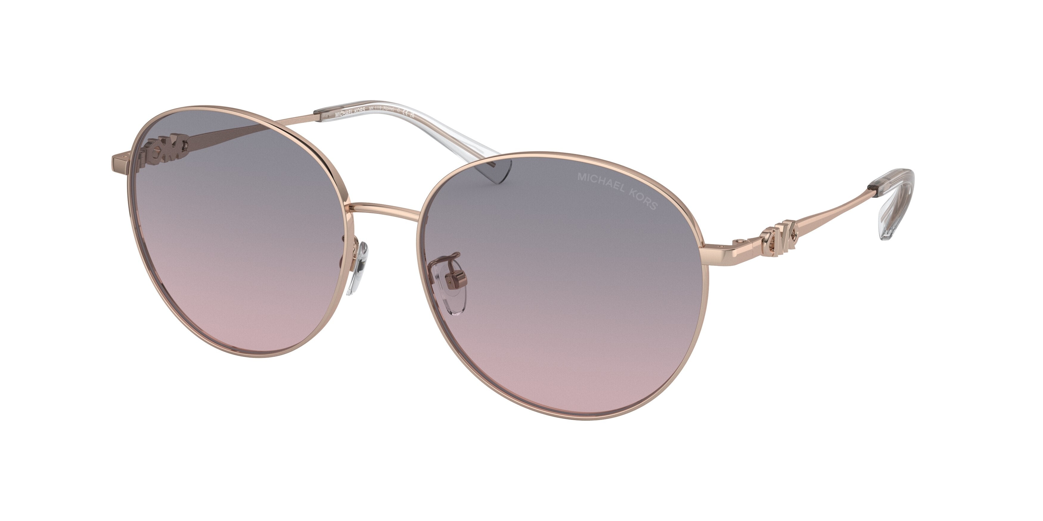 Michael Kors ALPINE MK1119 Round Sunglasses  110868-Rose Gold 57-140-16 - Color Map Gold
