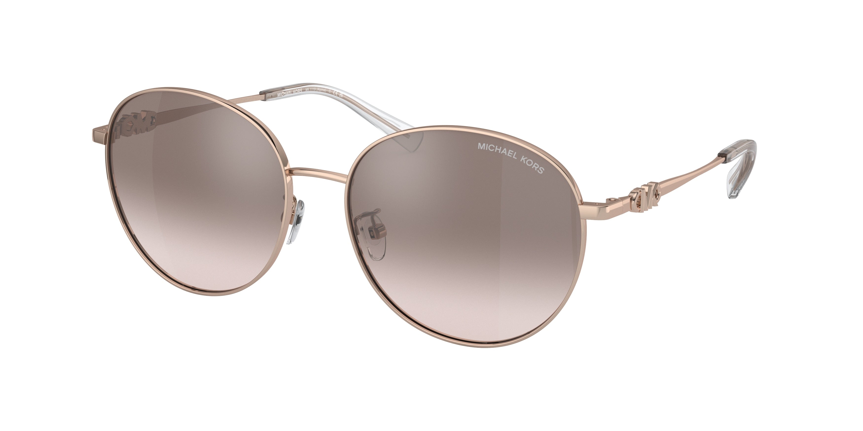 Michael Kors ALPINE MK1119 Round Sunglasses  11088Z-Rose Gold 57-140-16 - Color Map Gold
