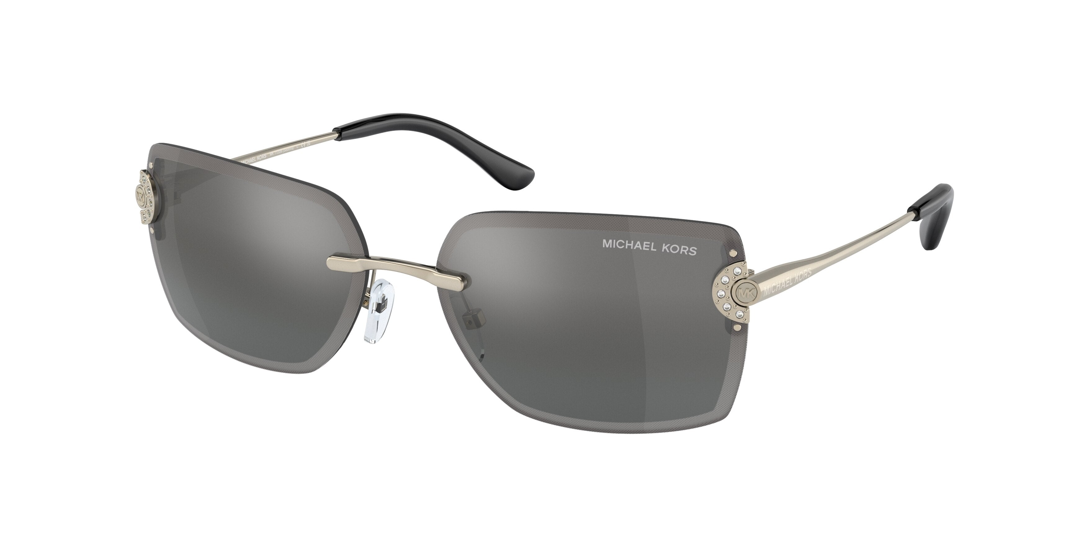 Michael Kors SEDONA MK1122B Rectangle Sunglasses  101488-Light Gold 59-140-15 - Color Map Gold