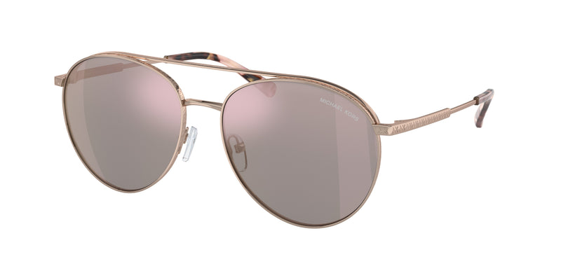 Michael Kors ARCHES MK1138 Pilot Sunglasses  11084Z-Rose Gold 58-145-16 - Color Map Gold