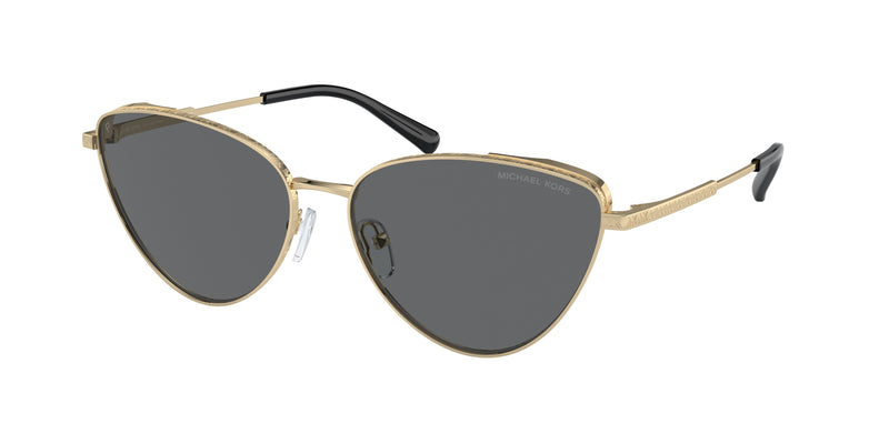 Michael Kors CORTEZ MK1140 Cat Eye Sunglasses  101481-Light Gold 59-145-15 - Color Map Gold