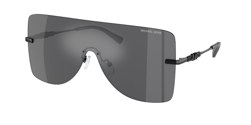 Michael Kors LONDON MK1148 Square Sunglasses  10056G-Grey Mirror Solid 38-140-138 - Color Map Grey