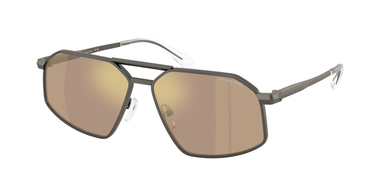 Michael Kors MAR VISTA MK1167 Irregular Sunglasses  10027P-Matte Gunmetal 60-145-13 - Color Map Grey