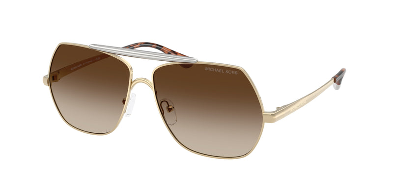 Michael Kors MK1173 Pilot Sunglasses for Women — Free Shipping - 58-140-13 / 101413-Light Gold
