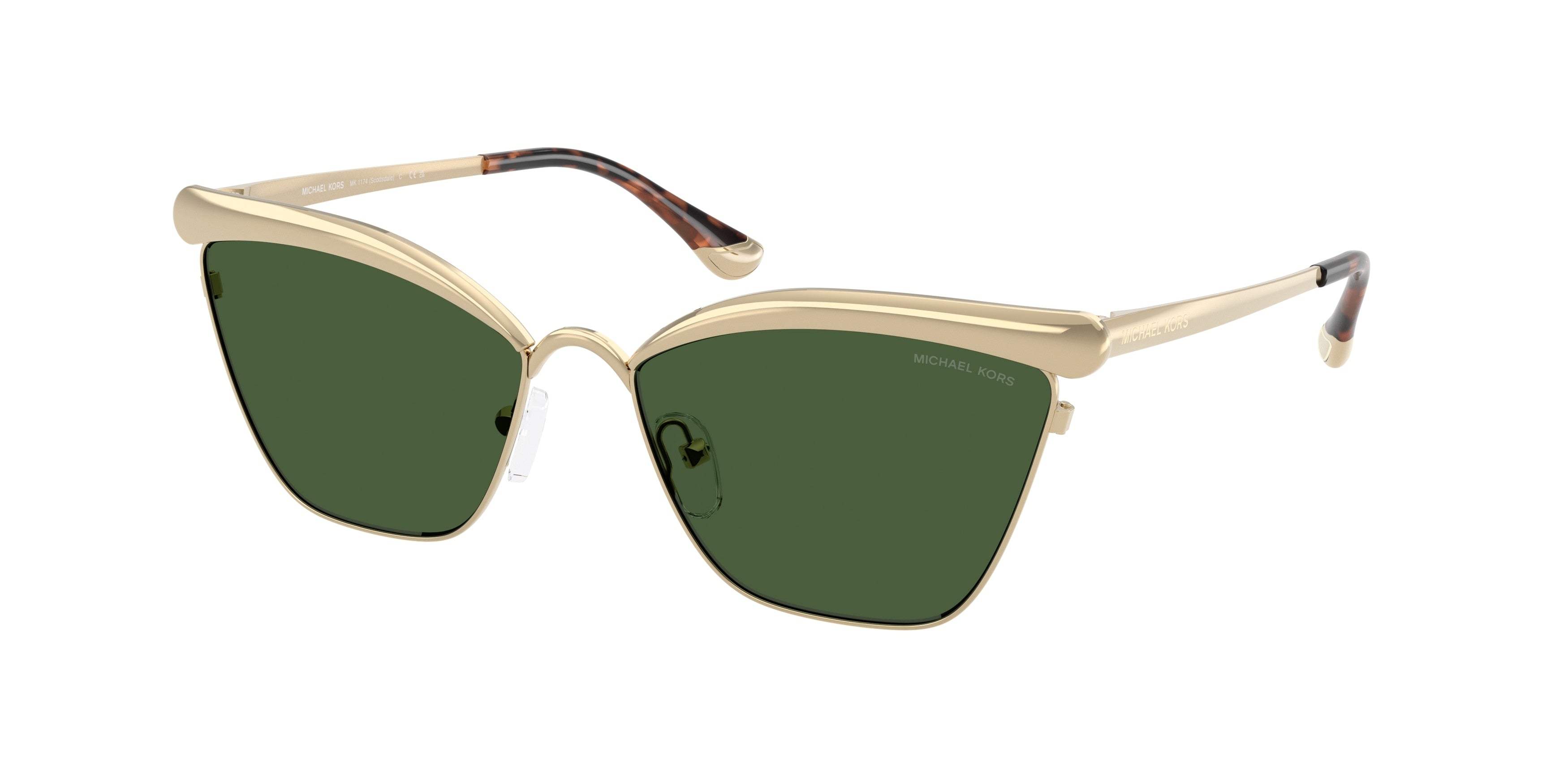 Michael Kors MK1174 Cat Eye Sunglasses for Women — Free Shipping - 56-140-16 / 101471-Light Gold
