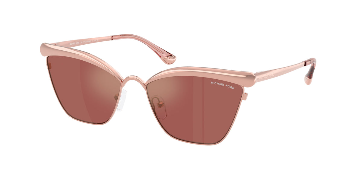 Michael Kors MK1174 Cat Eye Sunglasses for Women — Free Shipping - 56-140-16 / 1108E4-Rose Gold