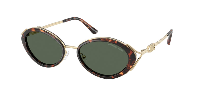 Michael Kors KEY WEST MK1179 Oval Sunglasses  403171-Luggage Tortoise 53-140-18 - Color Map Tortoise