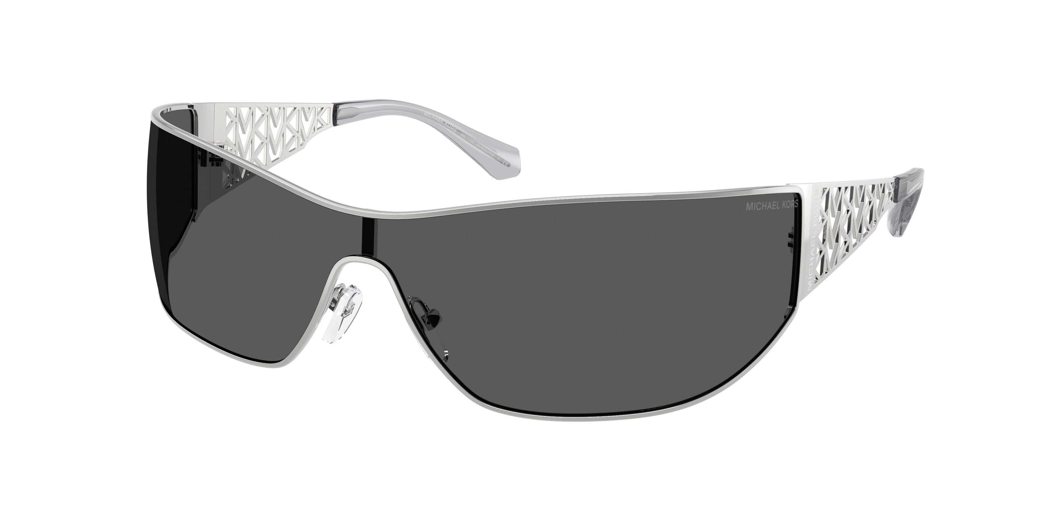 Michael Kors MELBOURNE MK1180 Rectangle Sunglasses  1014AK-Silver 43-120-143 - Color Map Silver