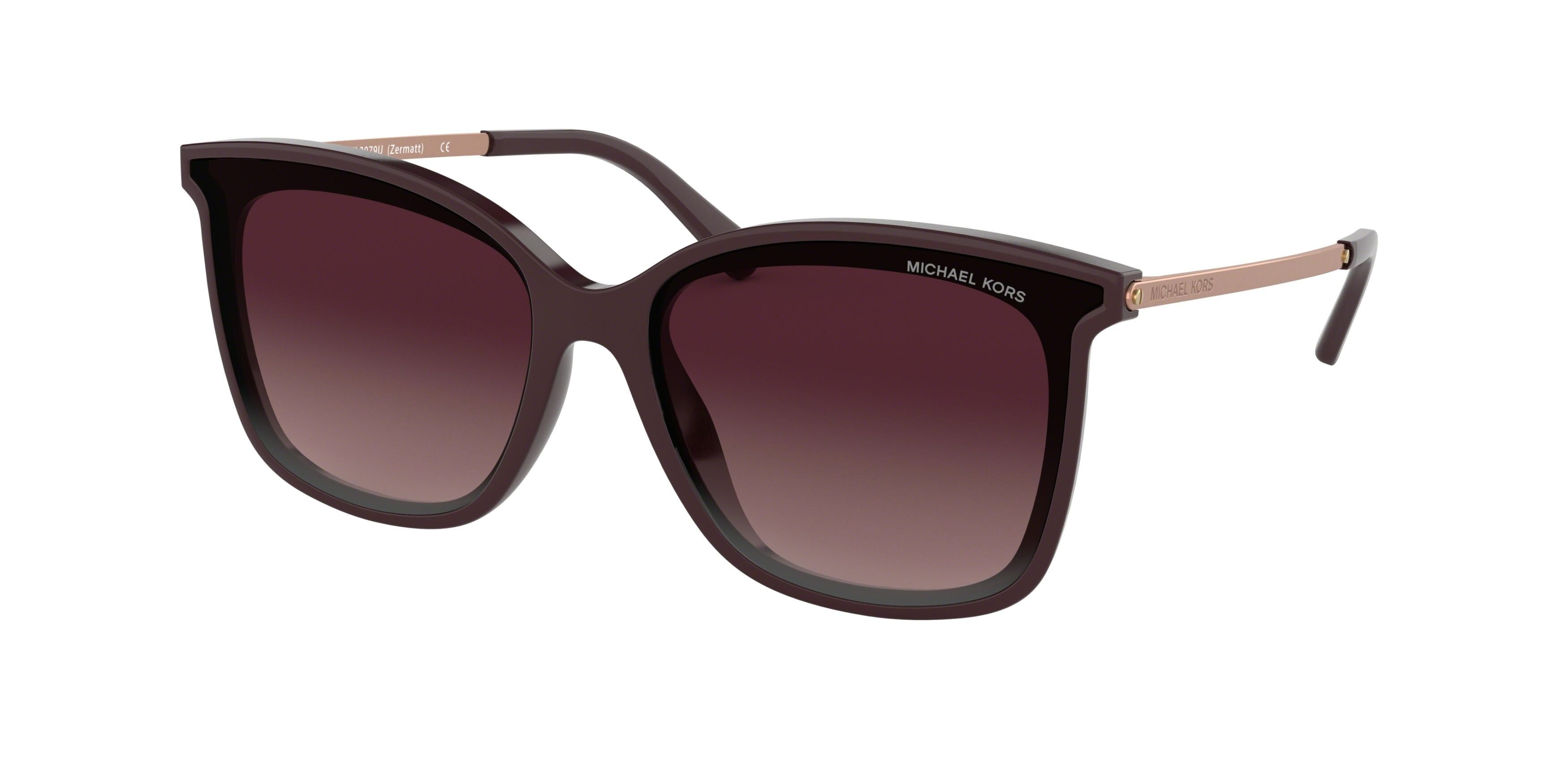 Michael Kors ZERMATT MK2079U Square Sunglasses  33448H-Cordovan 61-140-17 - Color Map Brown