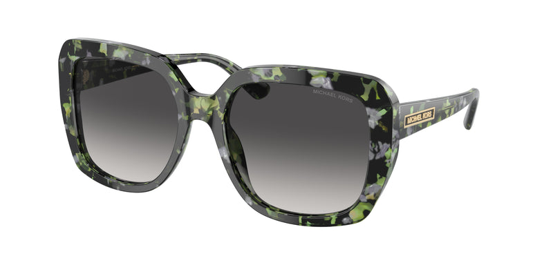 Michael Kors MANHASSET MK2140 Square Sunglasses  39478G-Green 55-140-18 - Color Map Green