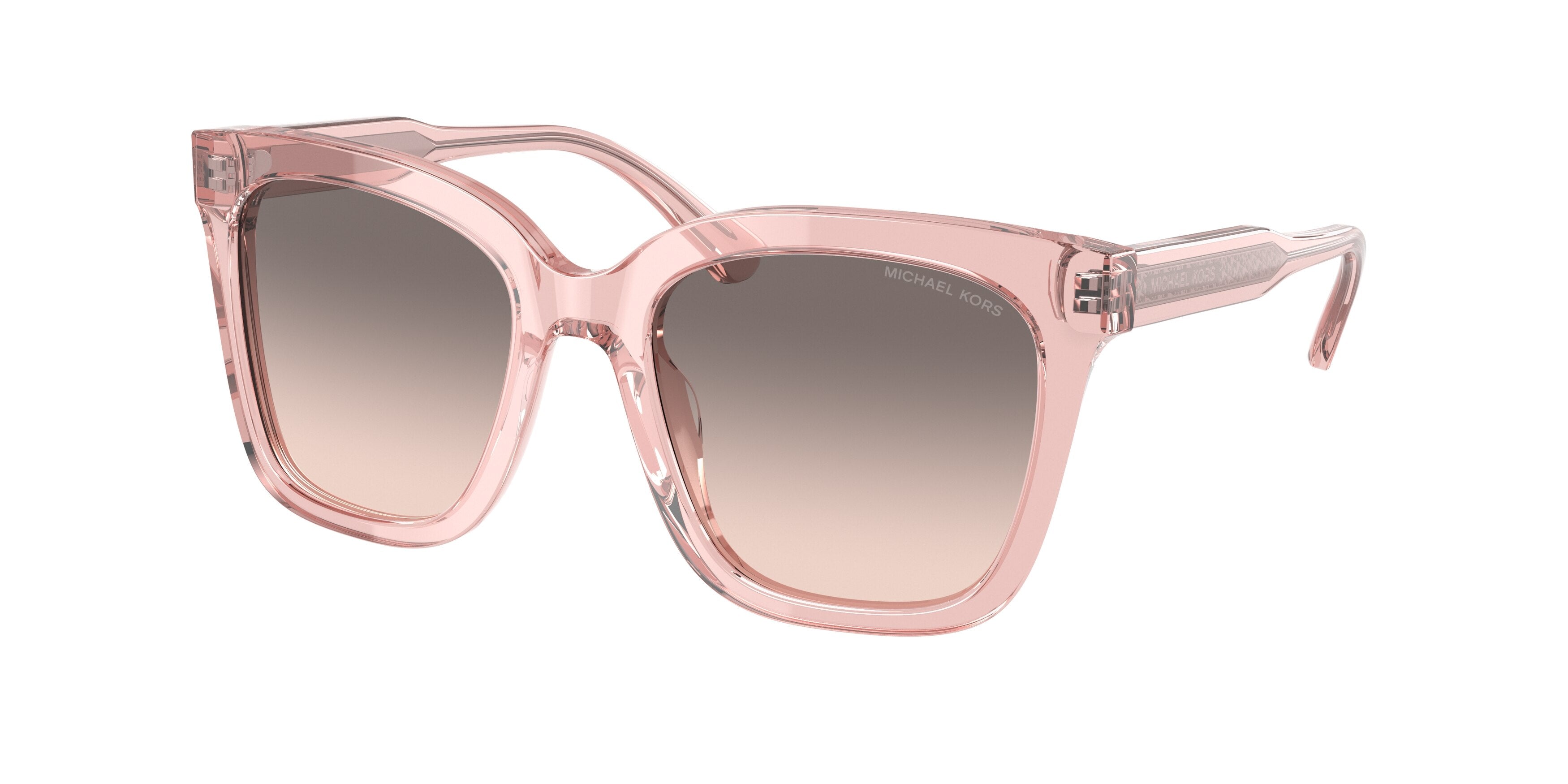 Michael Kors SAN MARINO MK2163 Square Sunglasses  31013B-Transparent Pink 52-140-19 - Color Map Pink