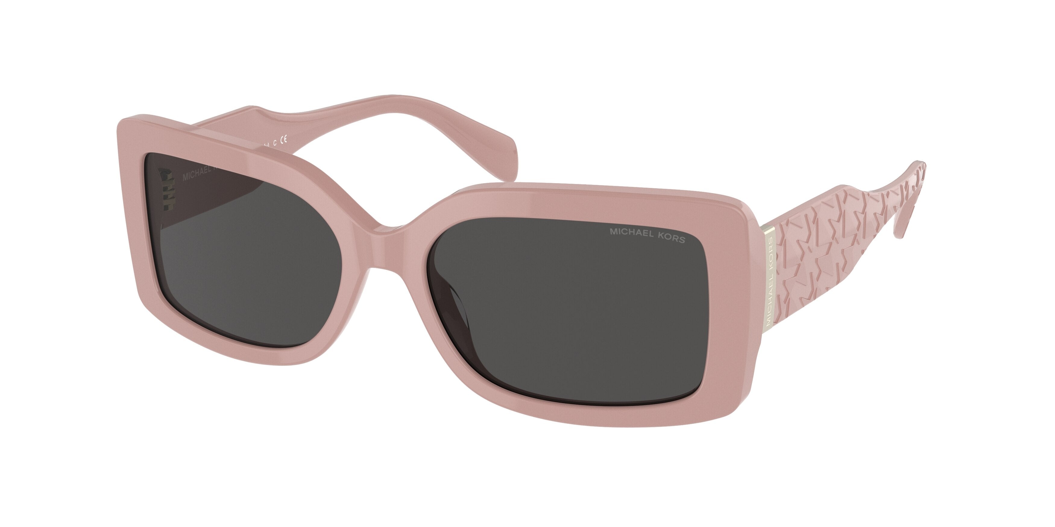 Michael Kors CORFU MK2165 Rectangle Sunglasses  310887-Pink Solid 56-140-17 - Color Map Pink