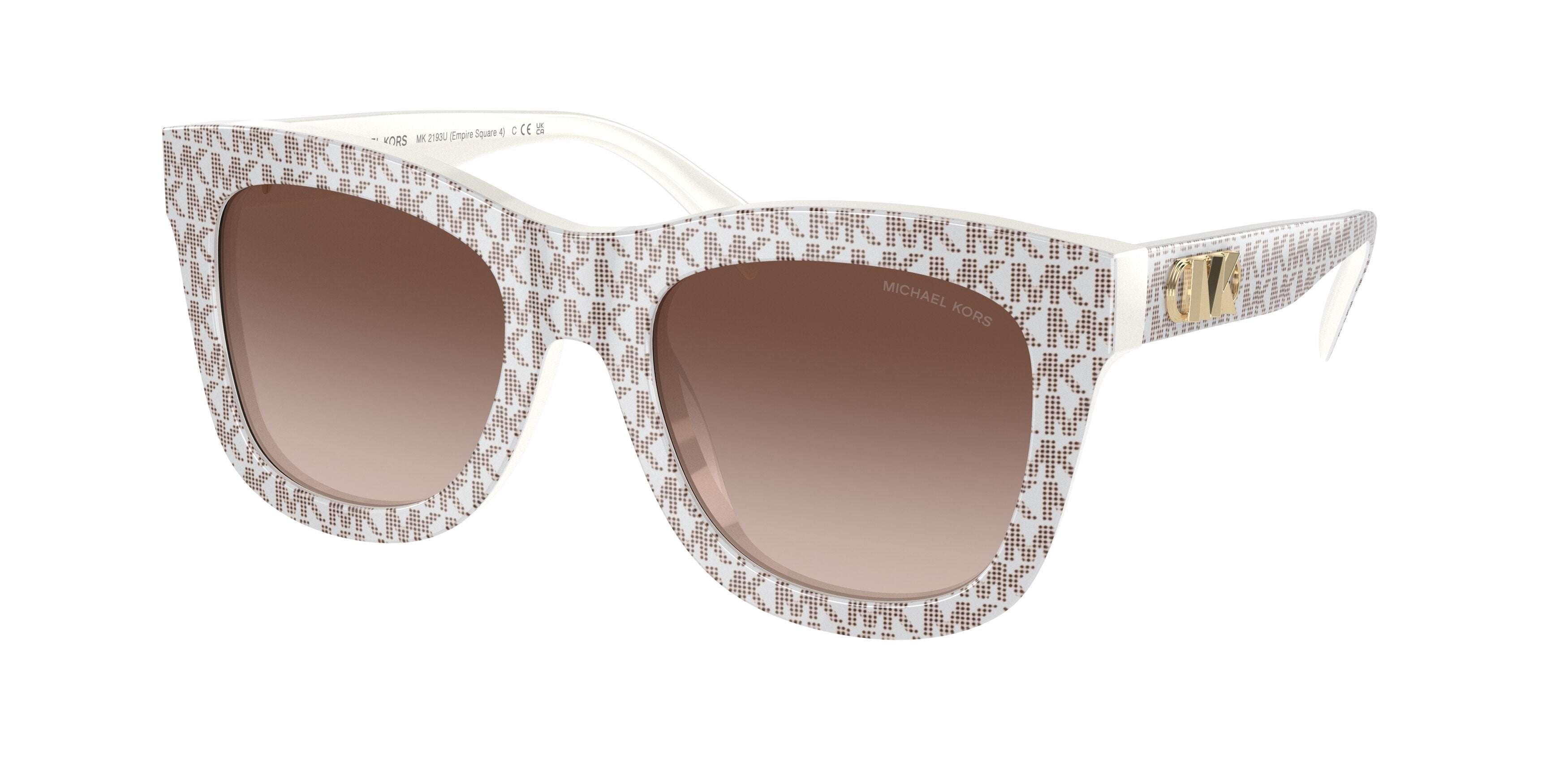 Michael Kors EMPIRE SQUARE 4 MK2193U Square Sunglasses  310313-Ivory 52-140-20 - Color Map Beige