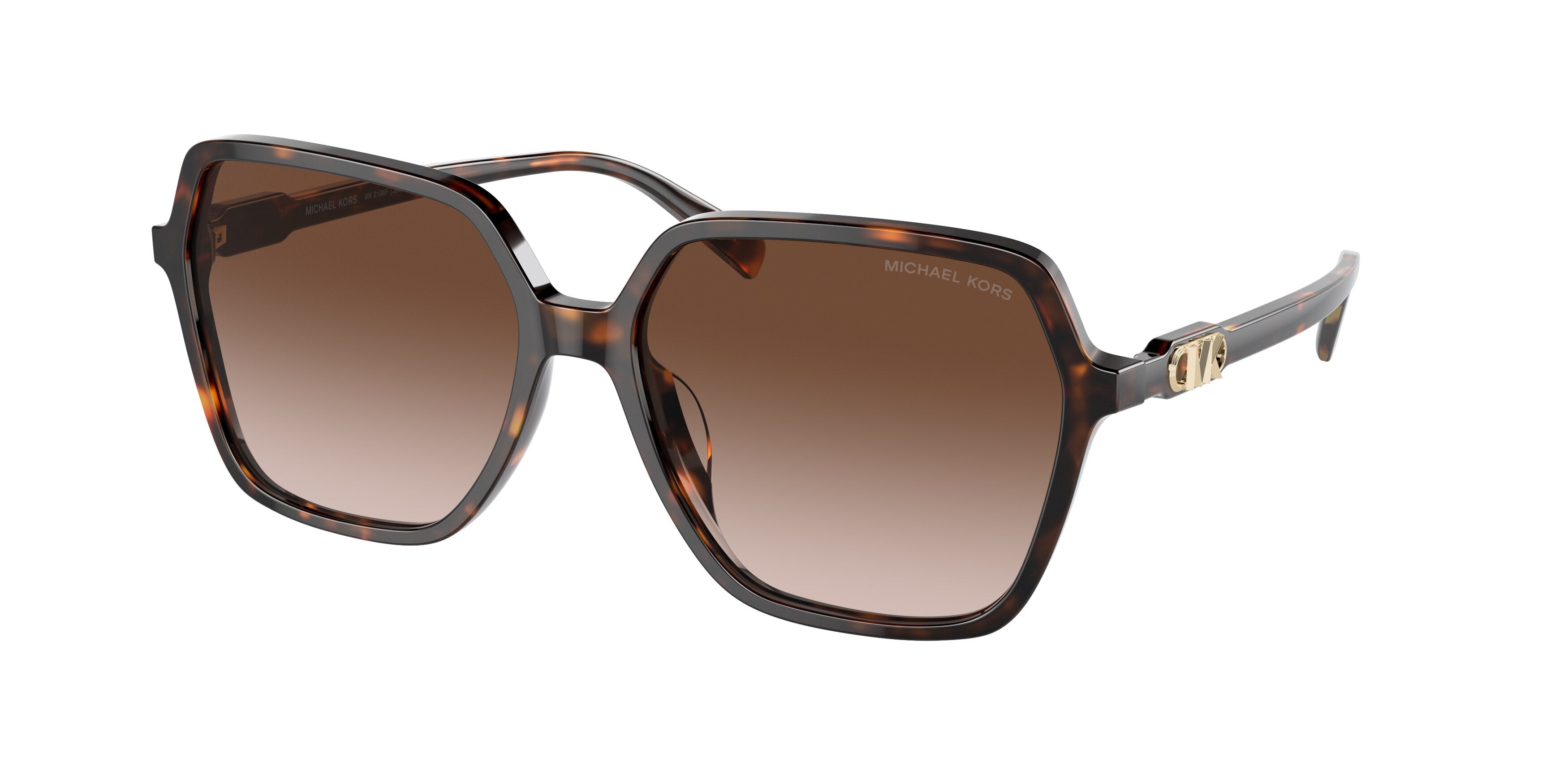 Michael Kors JASPER MK2196F Square Sunglasses  300613-Dark Tortoise 60-150-15 - Color Map Tortoise